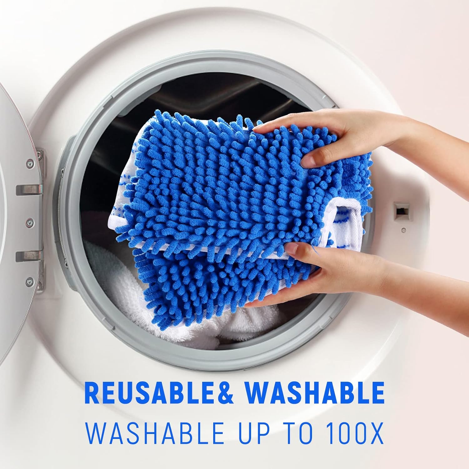 Kingmix 4 Pack Microfiber Flip Mop Refills