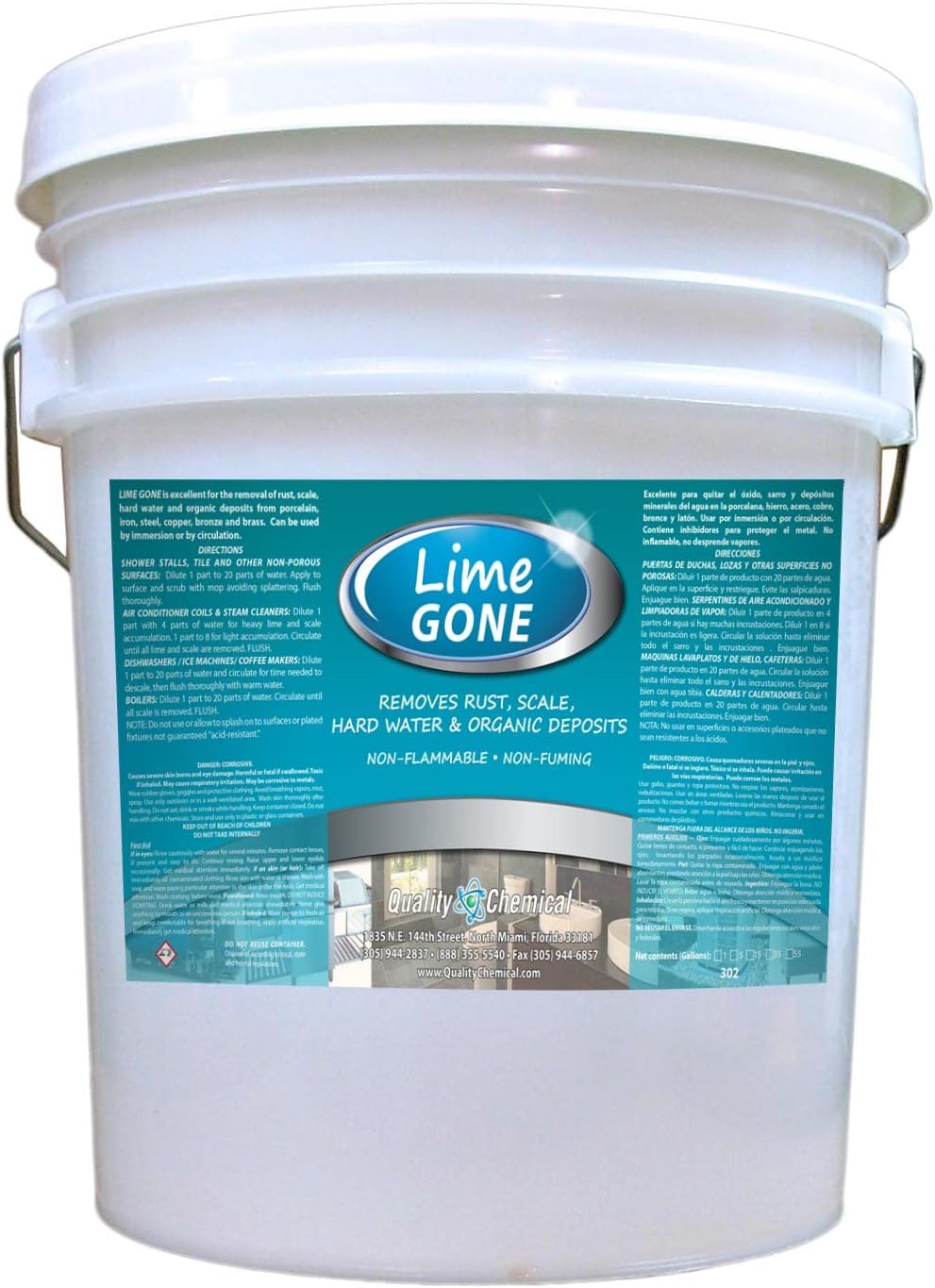 Quality Chemical Lime-Gone Remover 640 oz