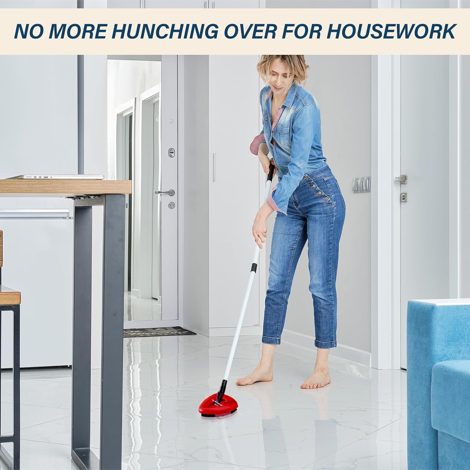 Liubeili Scrub Brush for O-Cedar RinseClean 2 Tank System