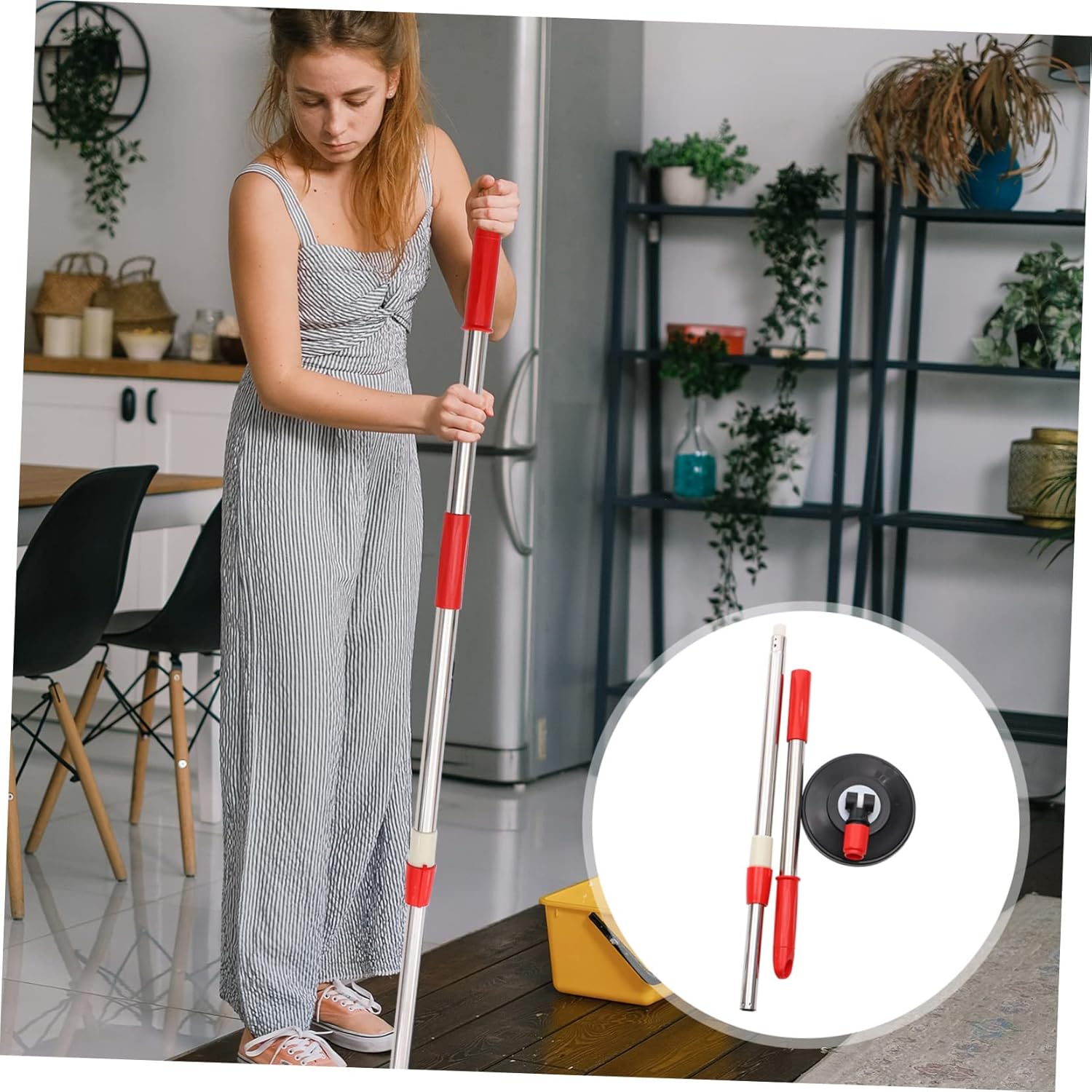 360 Swivel Mop Pole Handle Replacement