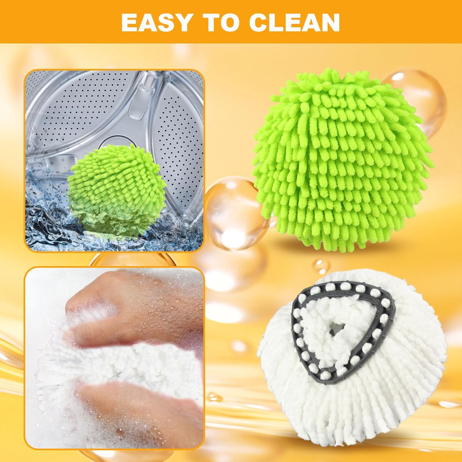 YZJAJZY 1-Tank Mop Head Replacement Set Combo