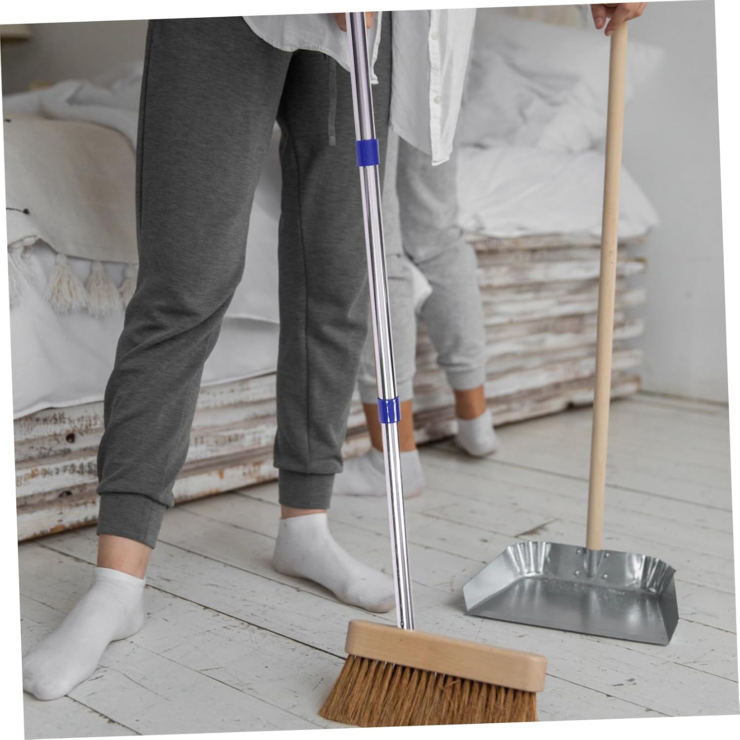 Minkissy 3-Section Mop Handle Replacement Pole