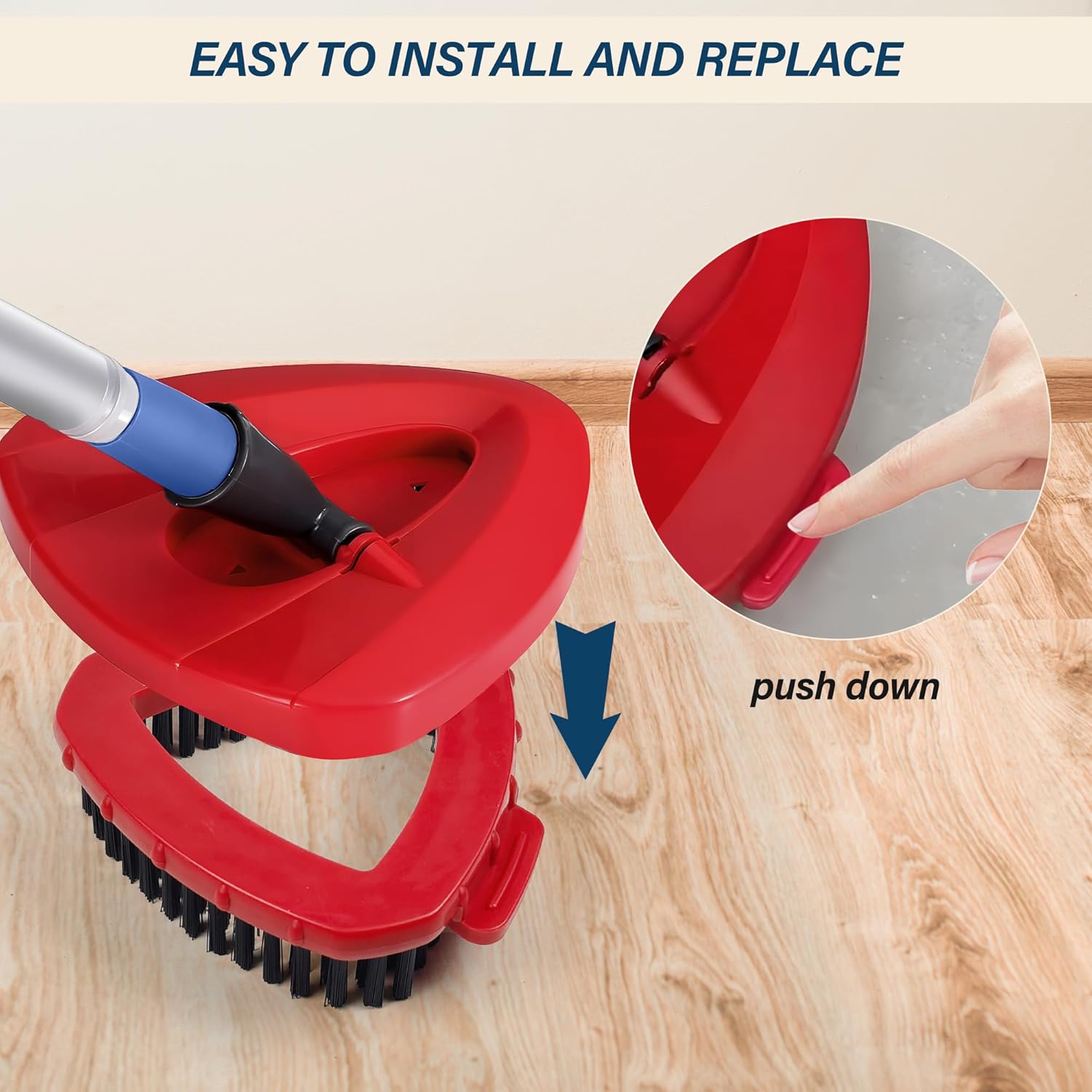 Liubeili Scrub Brush for O-Cedar RinseClean 2 Tank System