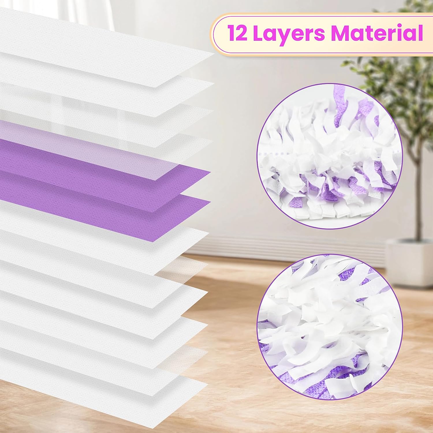 40 Count Swiffer Power Mop Refills - Multi-Surface Wood Mop Compatible