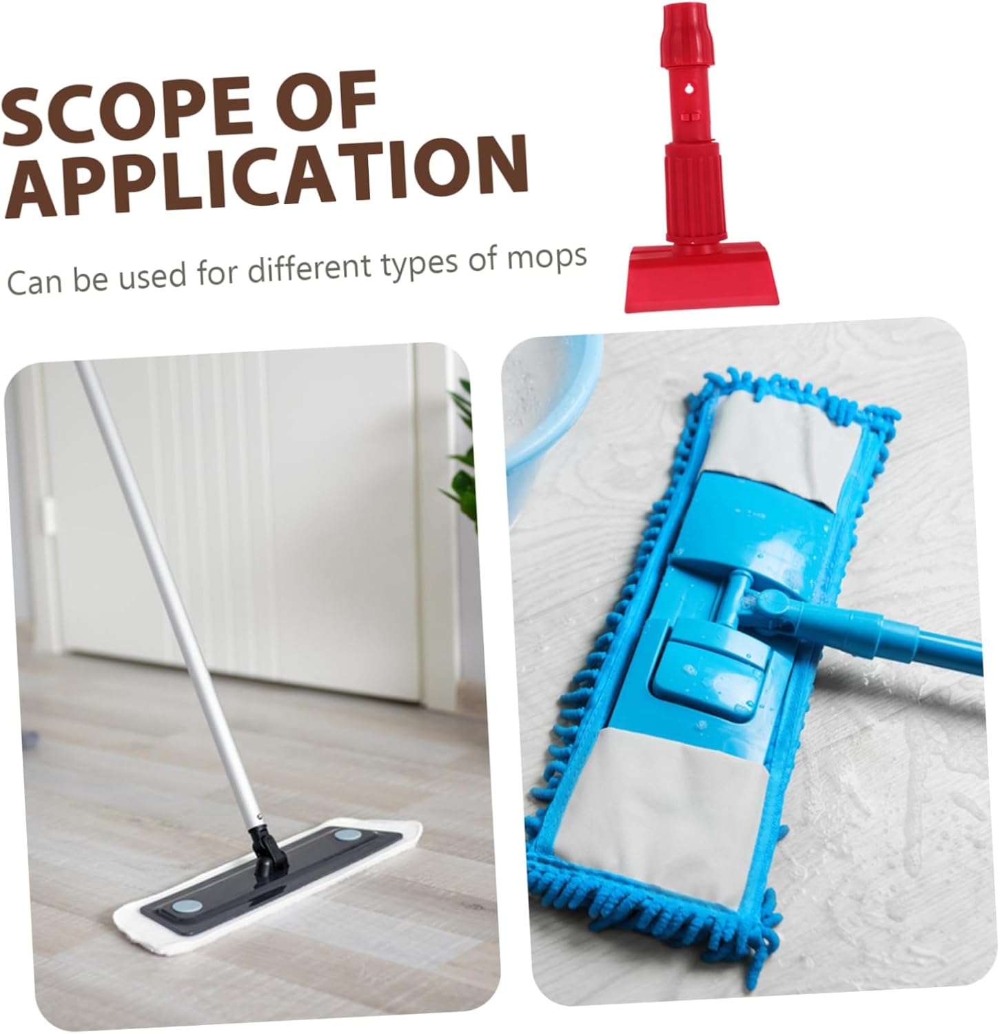 Minkissy Detachable Mop Clamp for Easy Cleaning