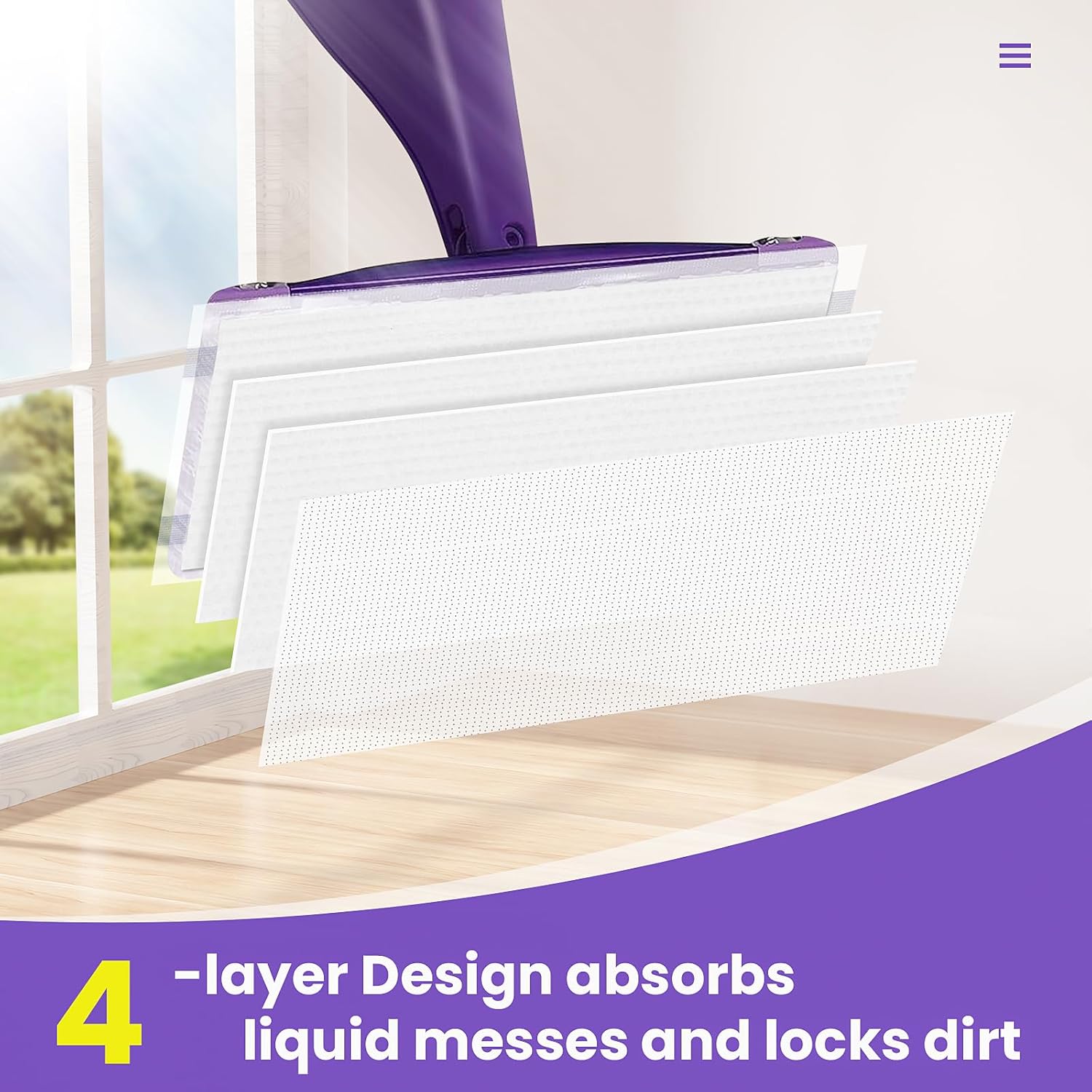 NIXOOT Swiffer WetJet Spray Mop Pad Refill 10 Count