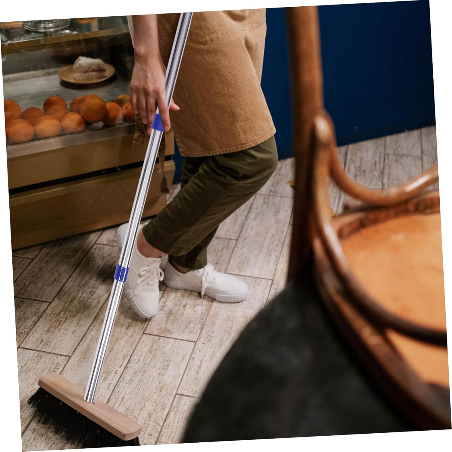 Adjustable 3-Section Mop Rod Replacement Pole