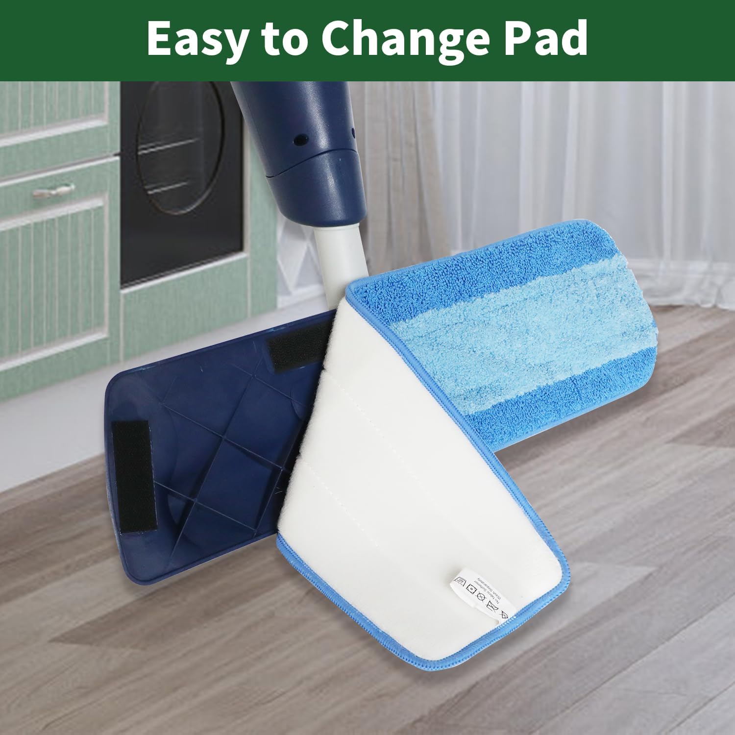 6 Pack Microfiber Cleaning Pads for Bona Mop