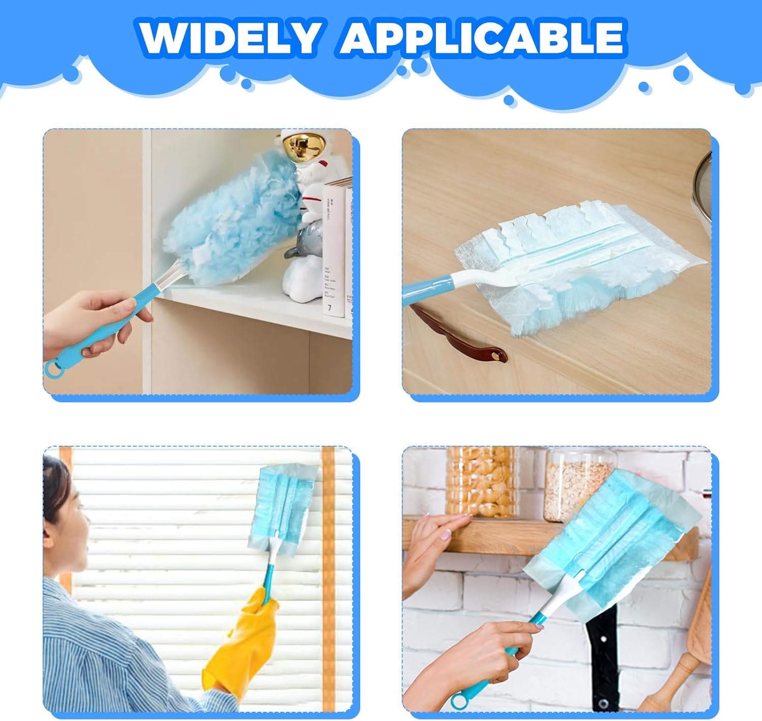 LYASIL 5PCS Duster Refill Handles Set