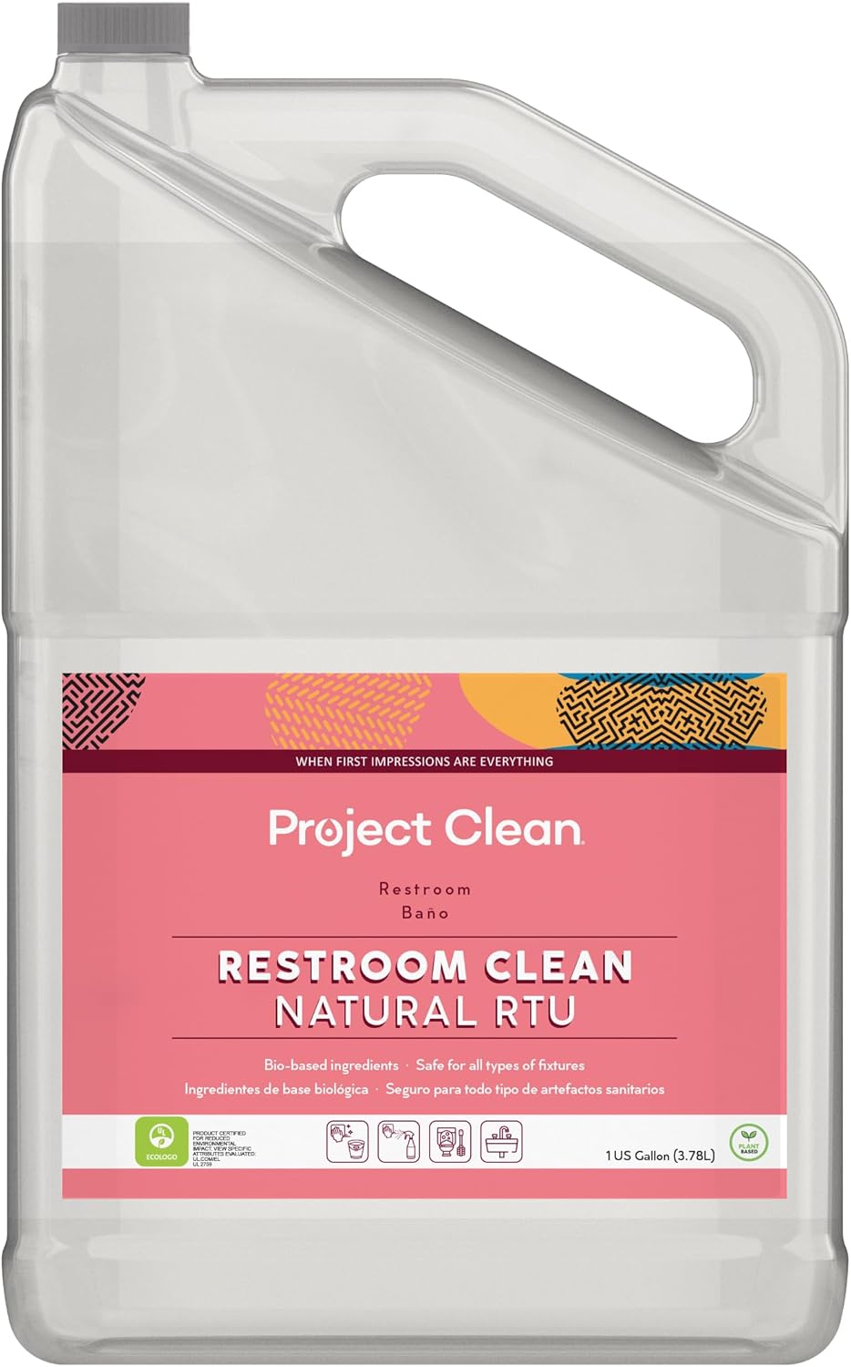 Project Clean Multi-Surface Non-Toxic Cleaner 4-Pack Refill