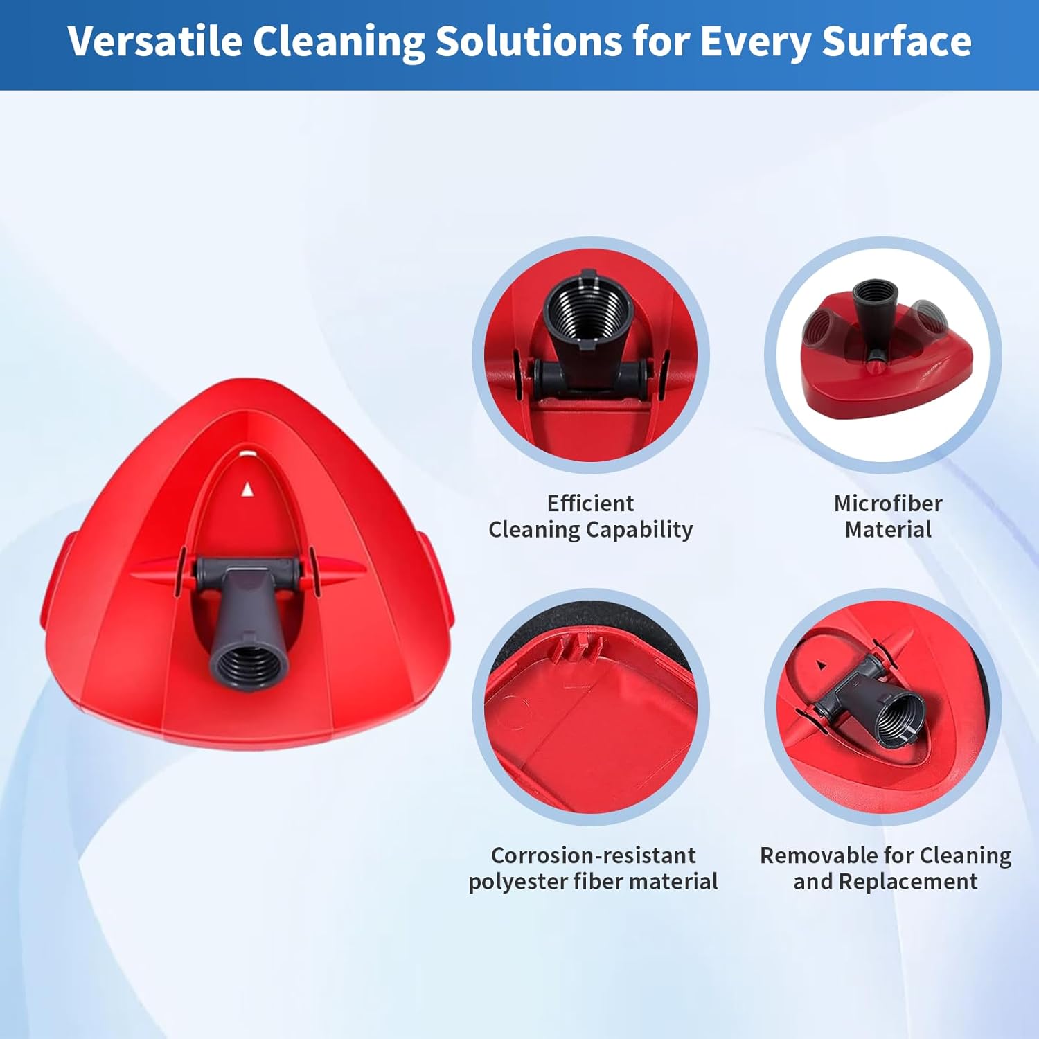 9-Pack Mop Head Refills for O-Cedar RinseClean 2-Tank System