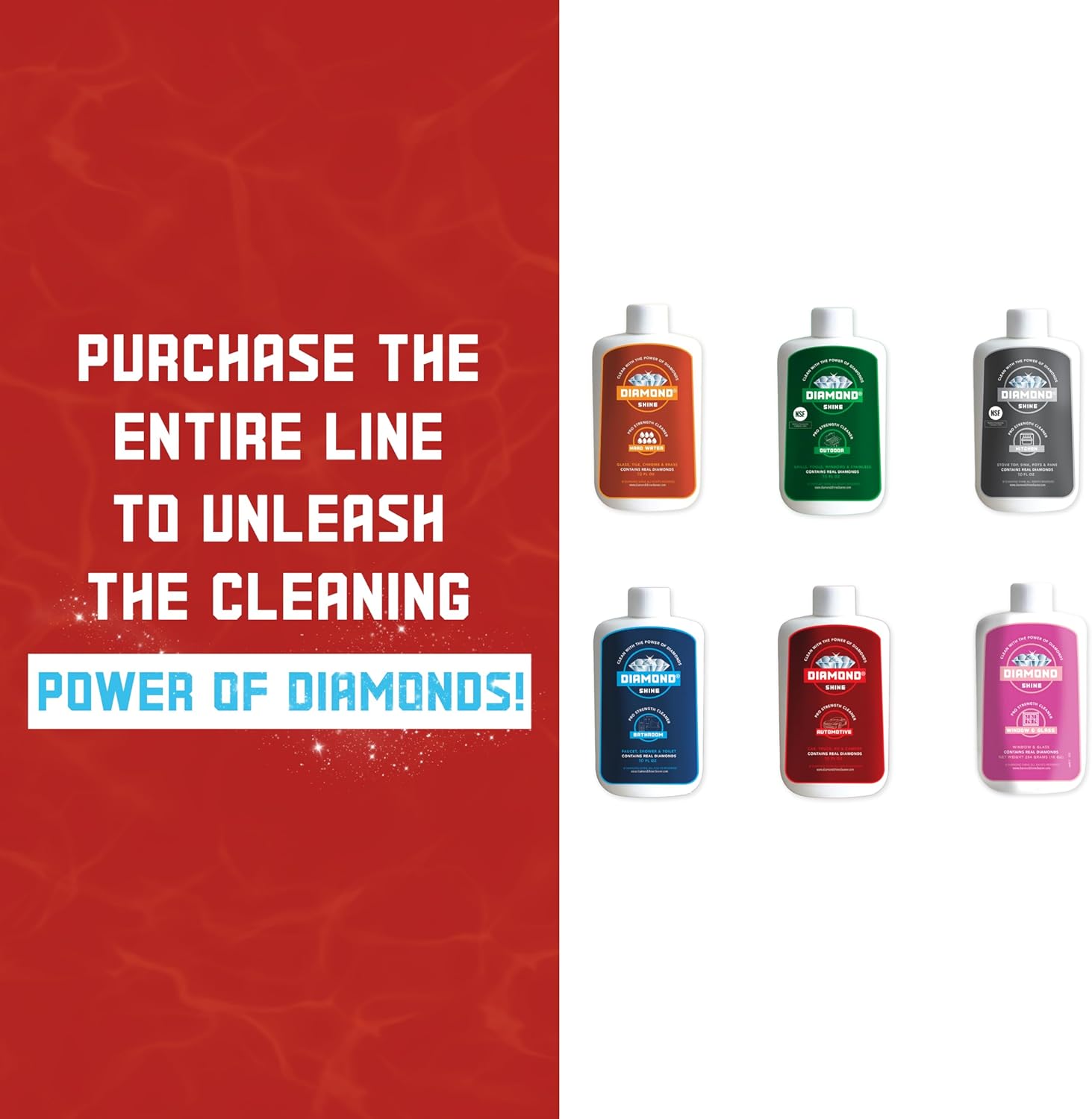 Diamond Shine Professional Hard Water Cleaner - 10 Ounces