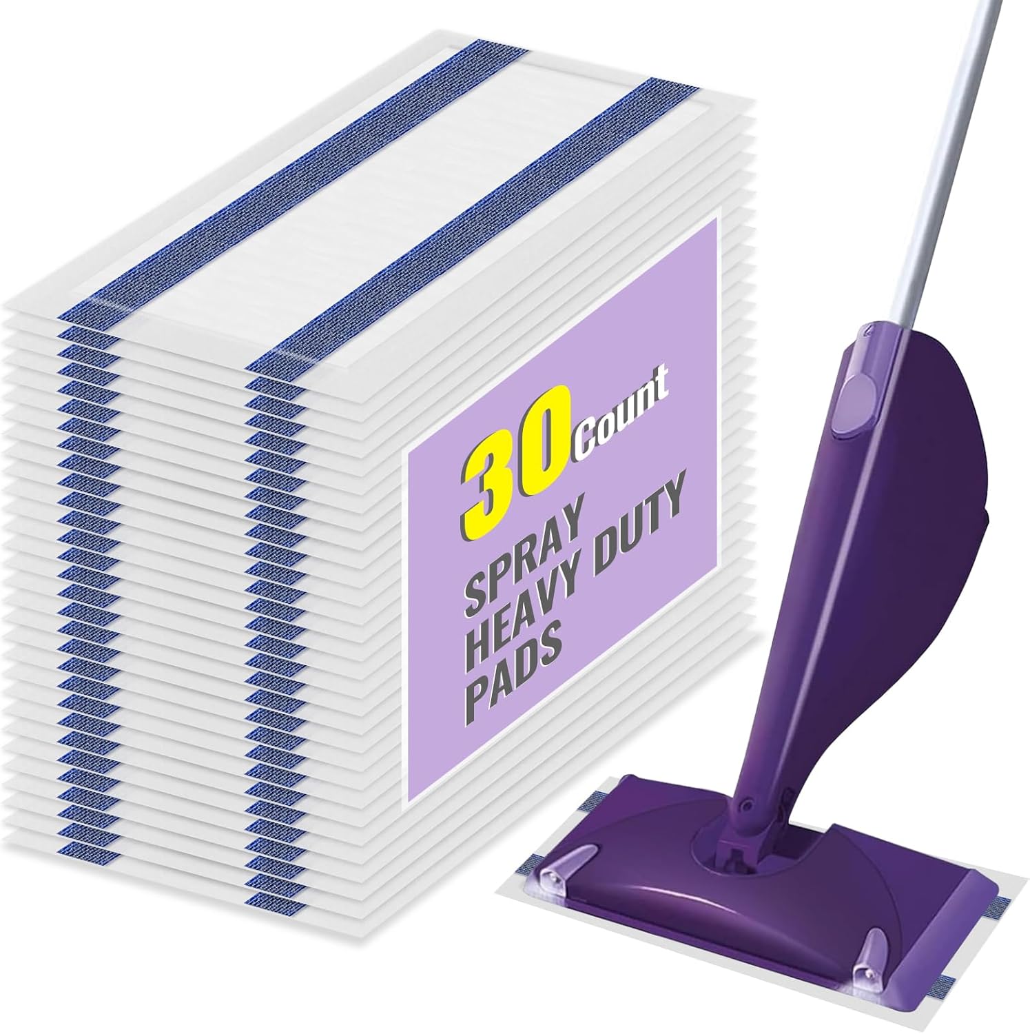 30 Count Swiffer WetJet Replacement Mop Pads - Hard Surface Cleaners