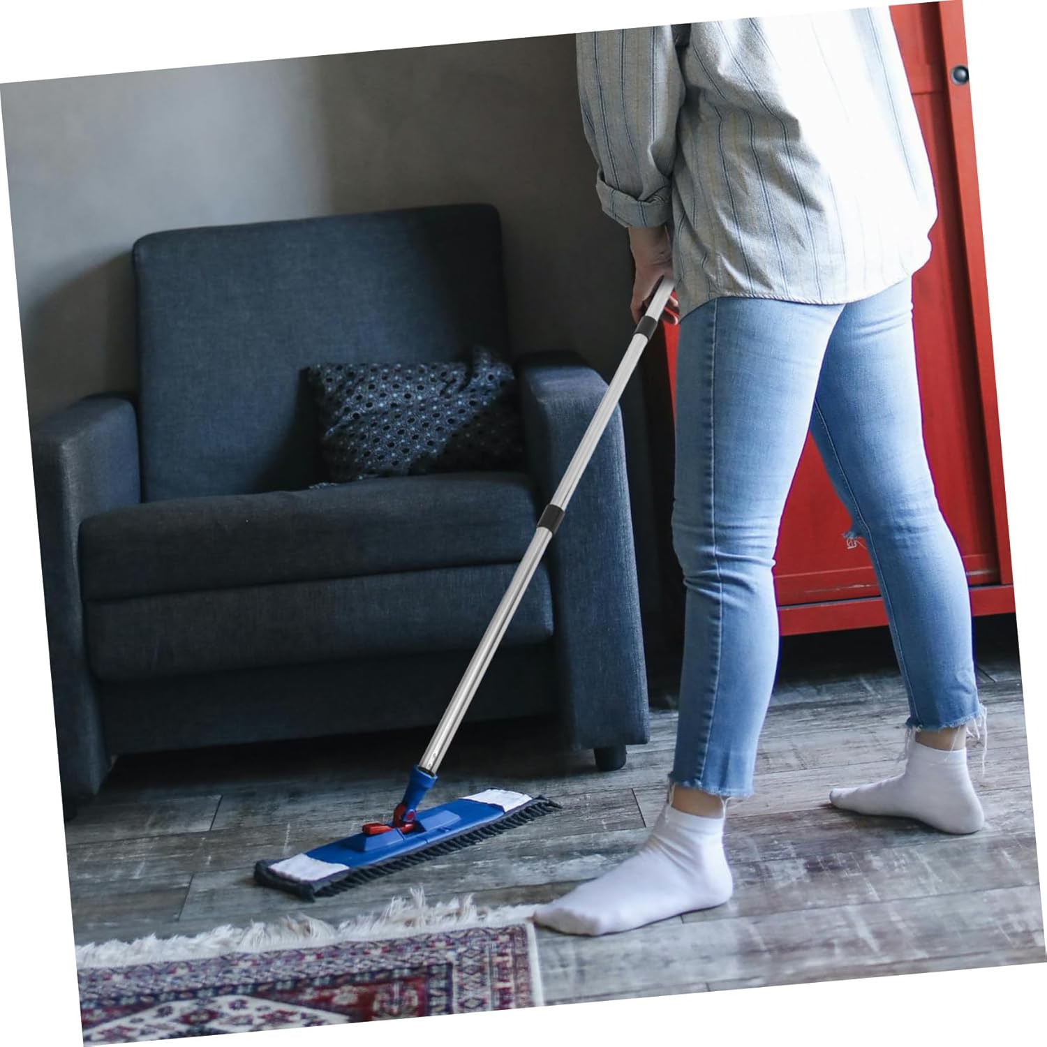 Stainless Steel Extendable Mop Handle with German Thread