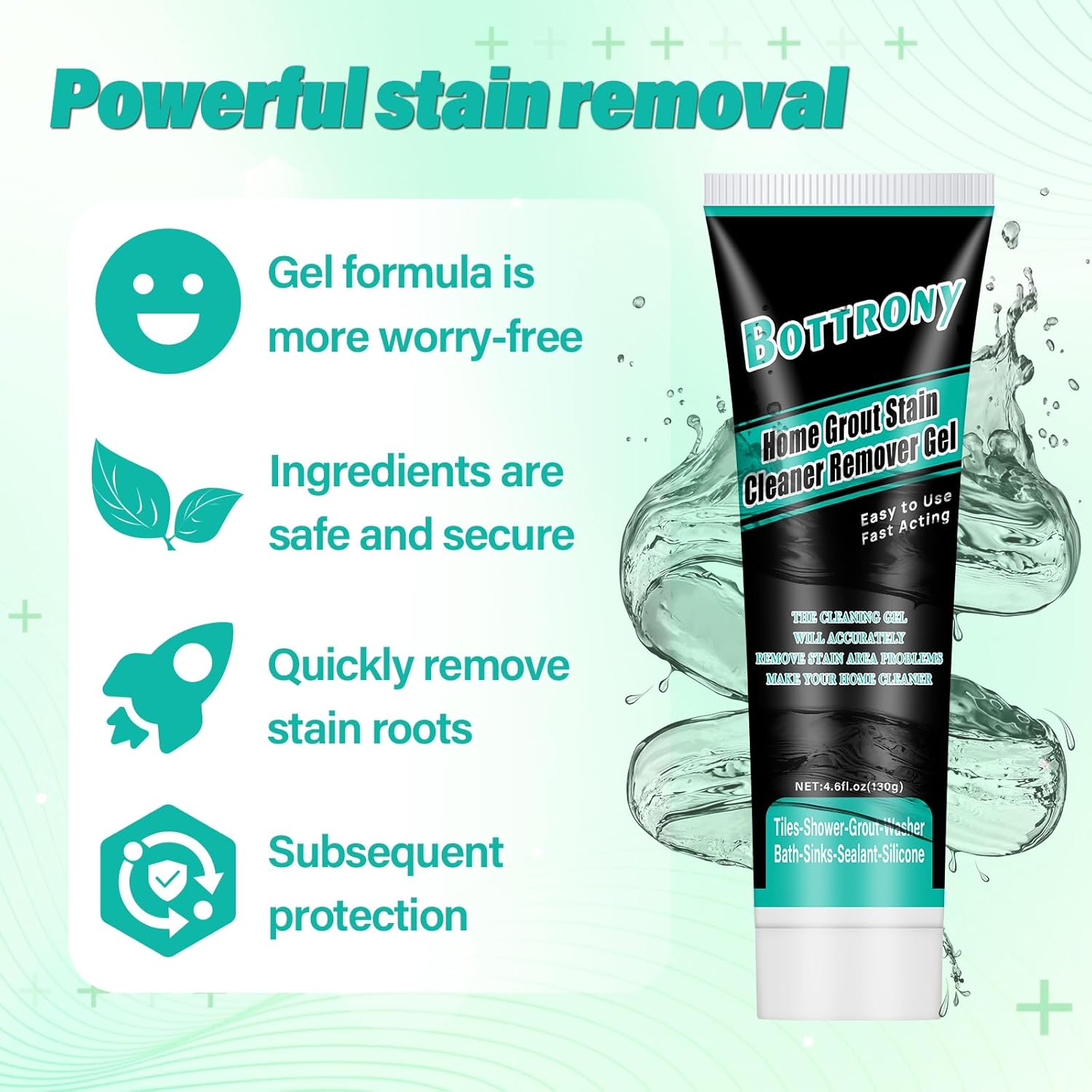 Bottrony Mold Stain Remover Gel 2 Pack