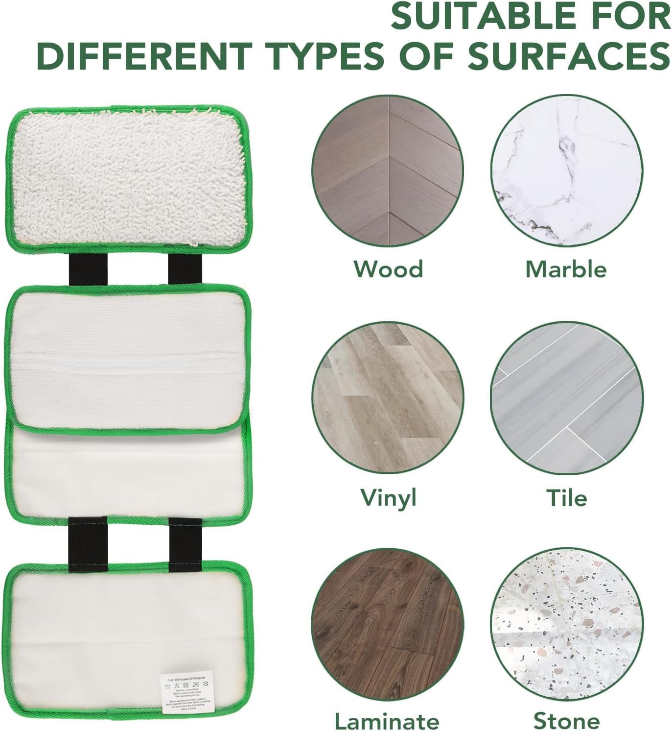 Sgizoku Replacement Pads for Shark Sonic Duo 5 Pack 1