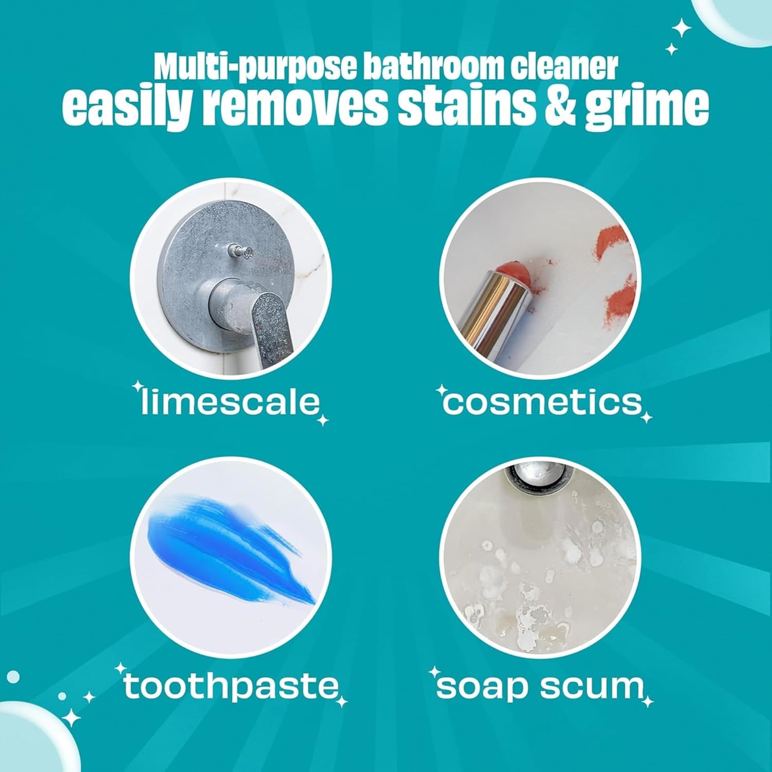 Scrubbing Bubbles Easy Clean Foaming Multipurpose Bathroom Cleaner Spray Pack of 2