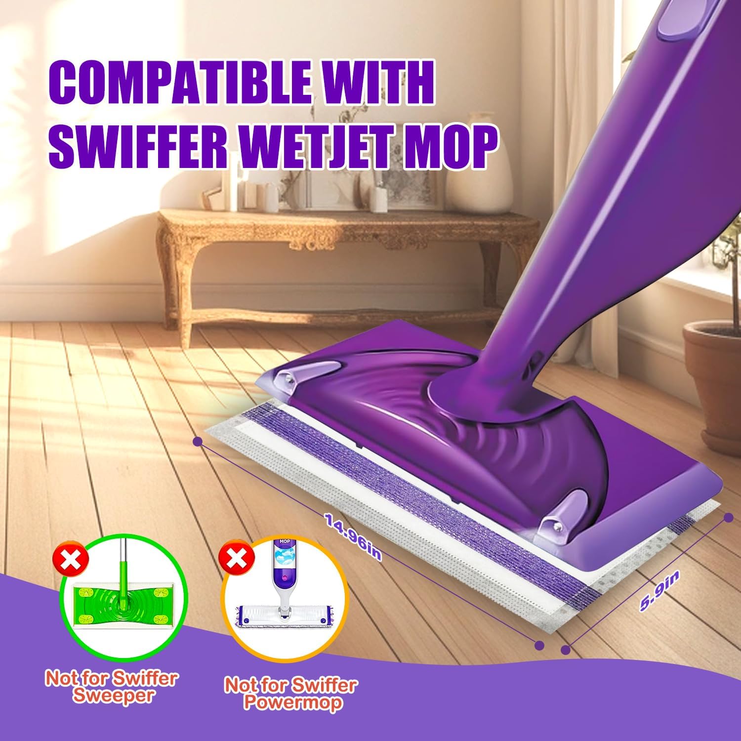 Swiffer Wet Jet Mopping Pad Refill 20 Count