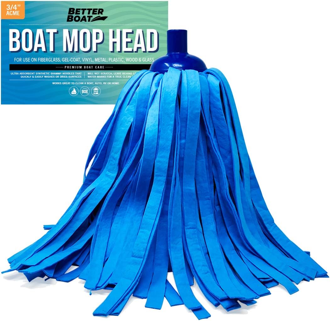 Better Boat Screw On Shammy Mop Head Replacement
