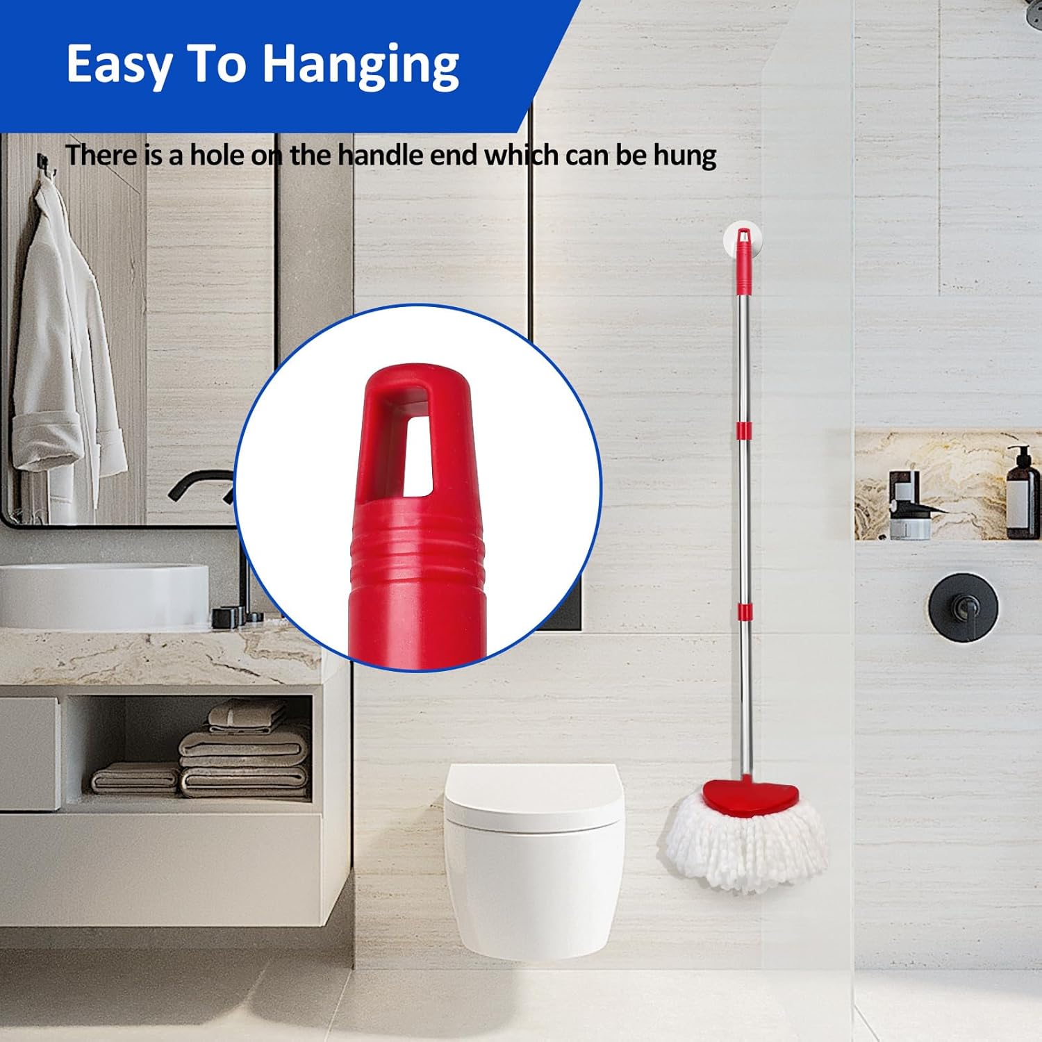 2 Pack Spin Mop Heads for Oceda EasyWring 1-Tank System