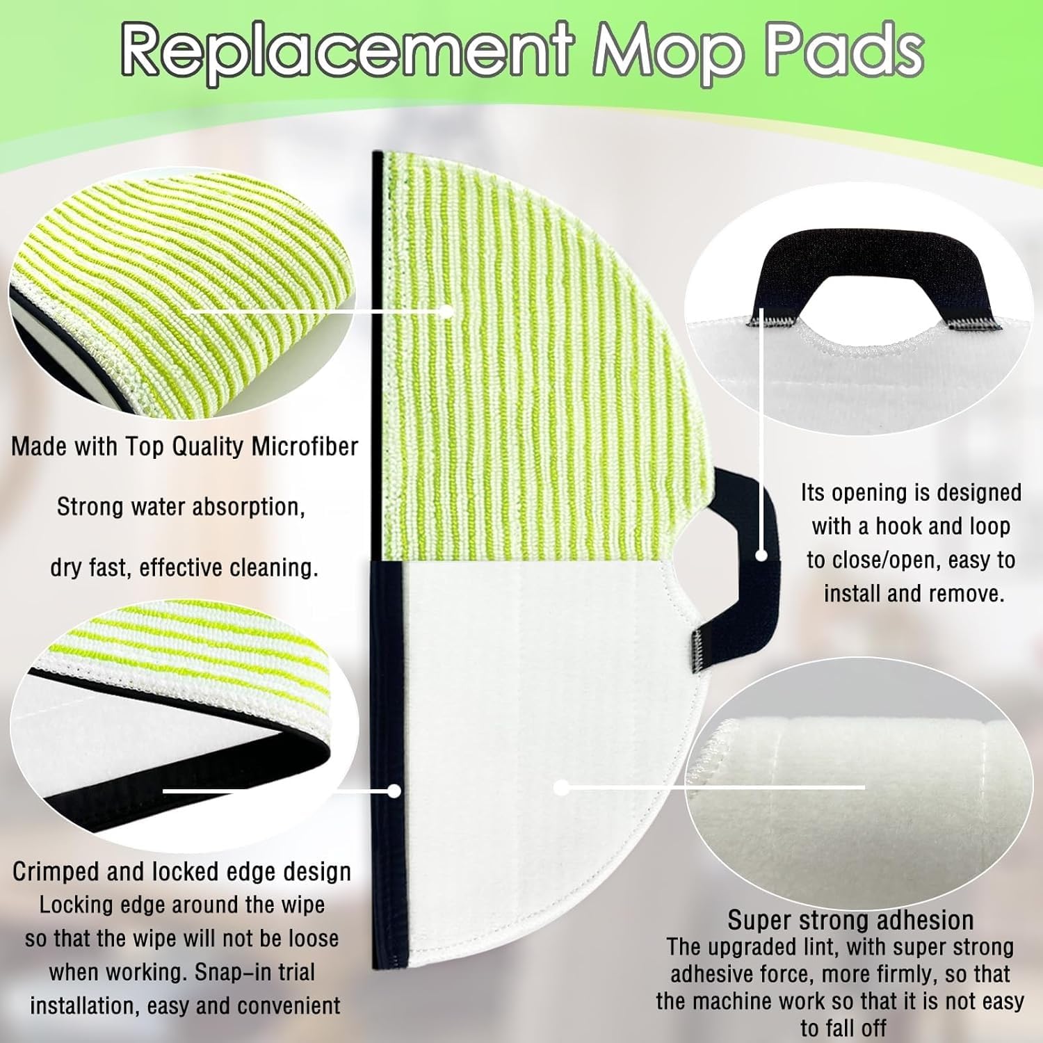 Marebm Vacuum Mop Replacement Pads for Shark Models