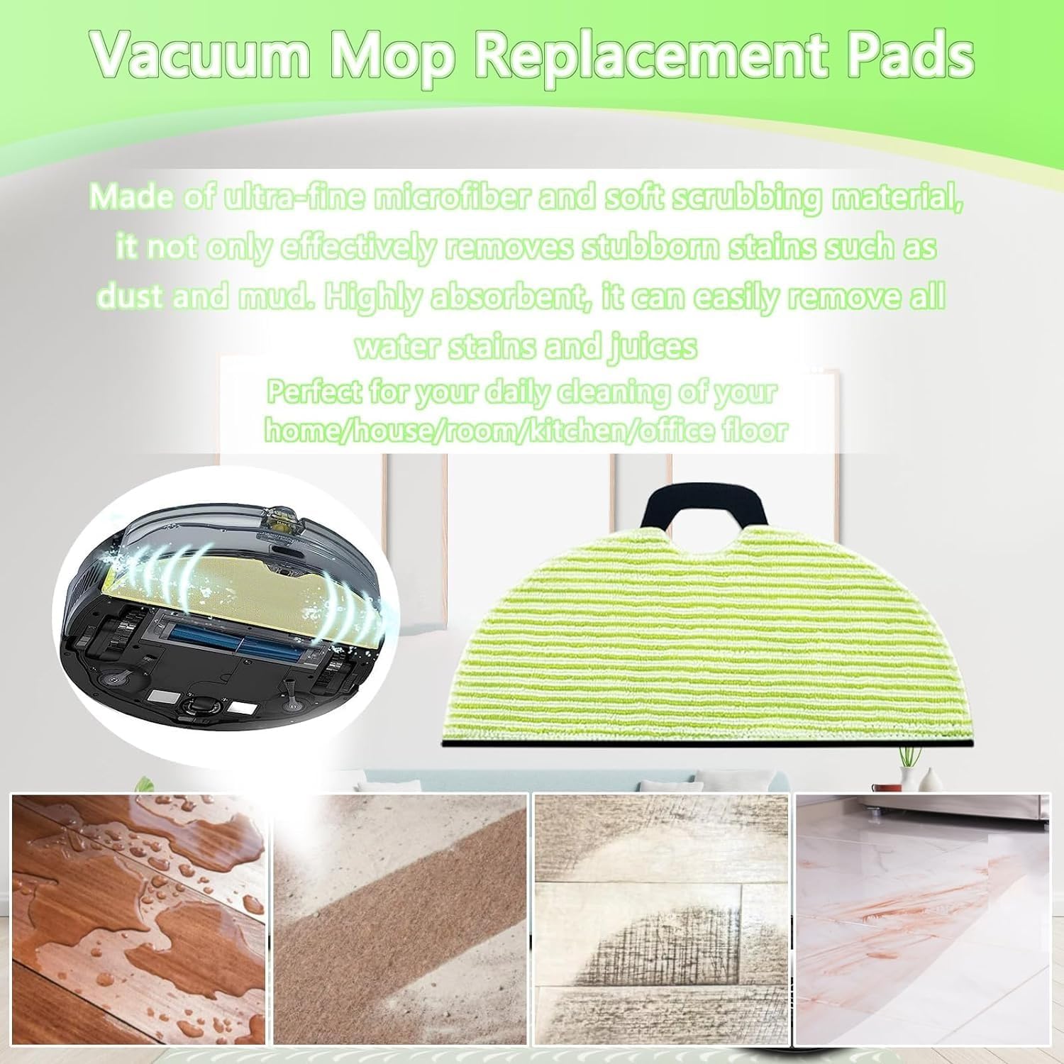 Marebm Vacuum Mop Replacement Pads for Shark Models