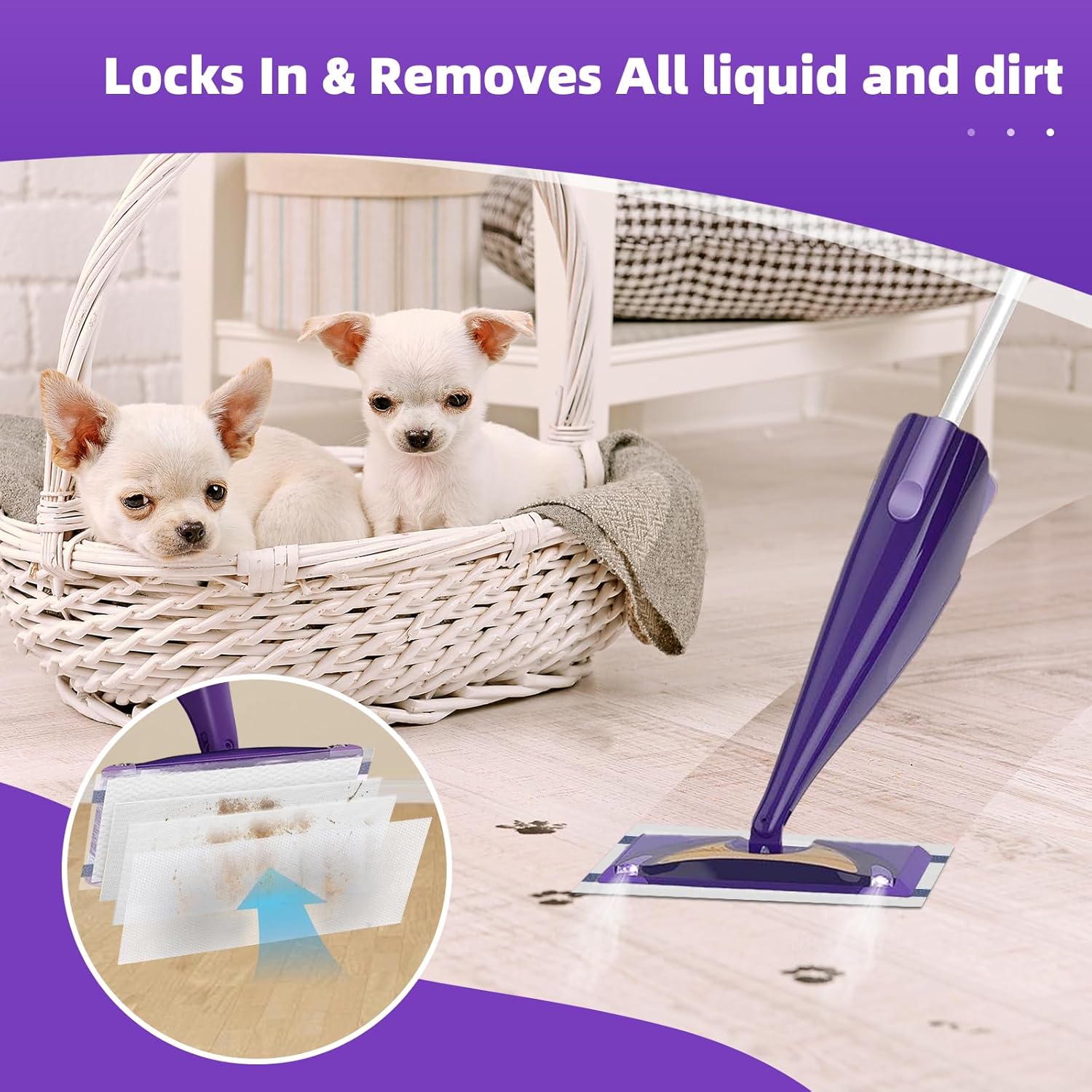 30 Count Swiffer WetJet Replacement Mop Pads - Hard Surface Cleaners