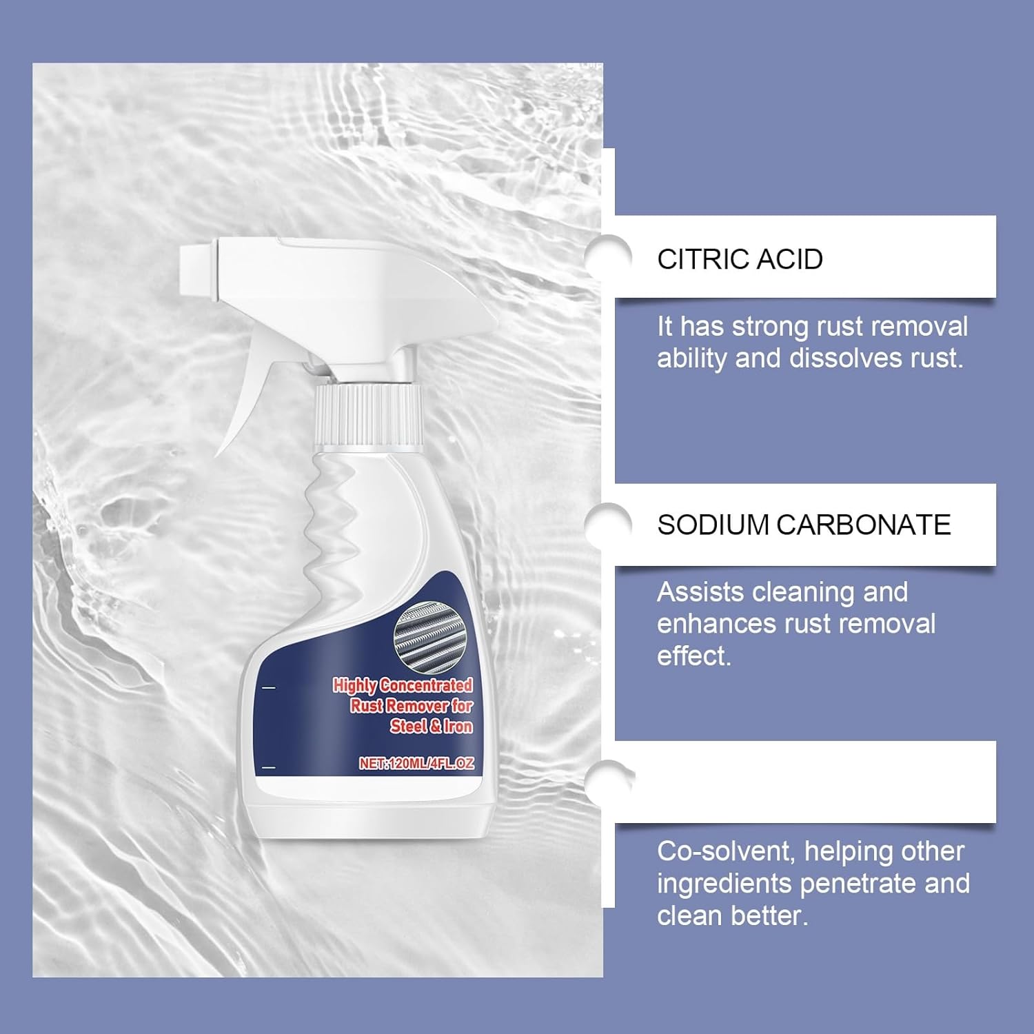 Heavy Duty Metal Rust Remover Spray 1