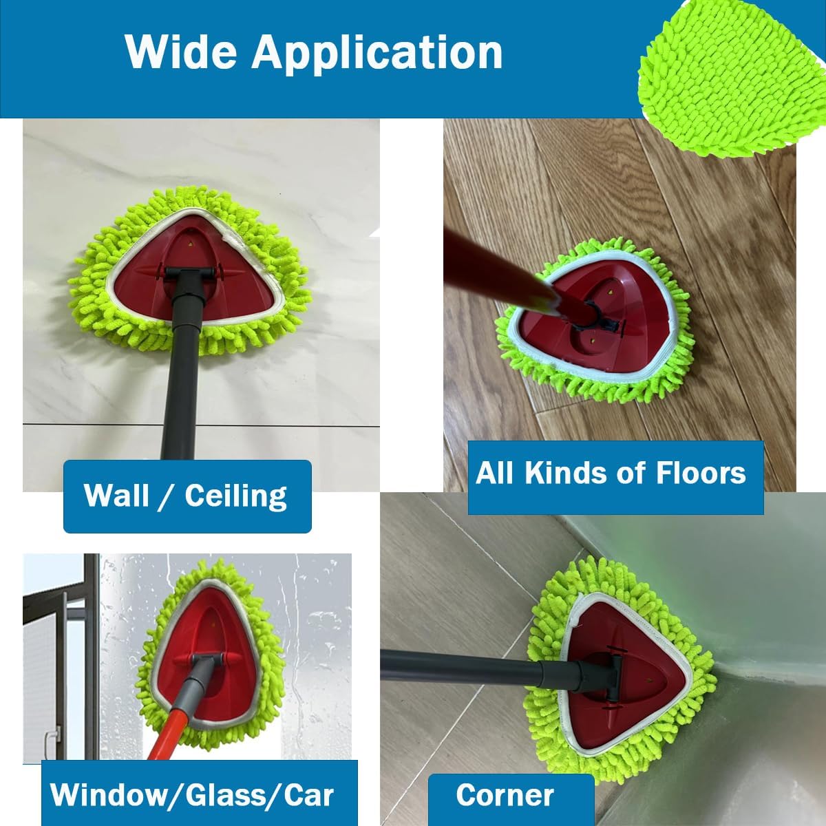 YWSHF Spin Mop Refill for O Cedar 3 Pack Replacement Heads