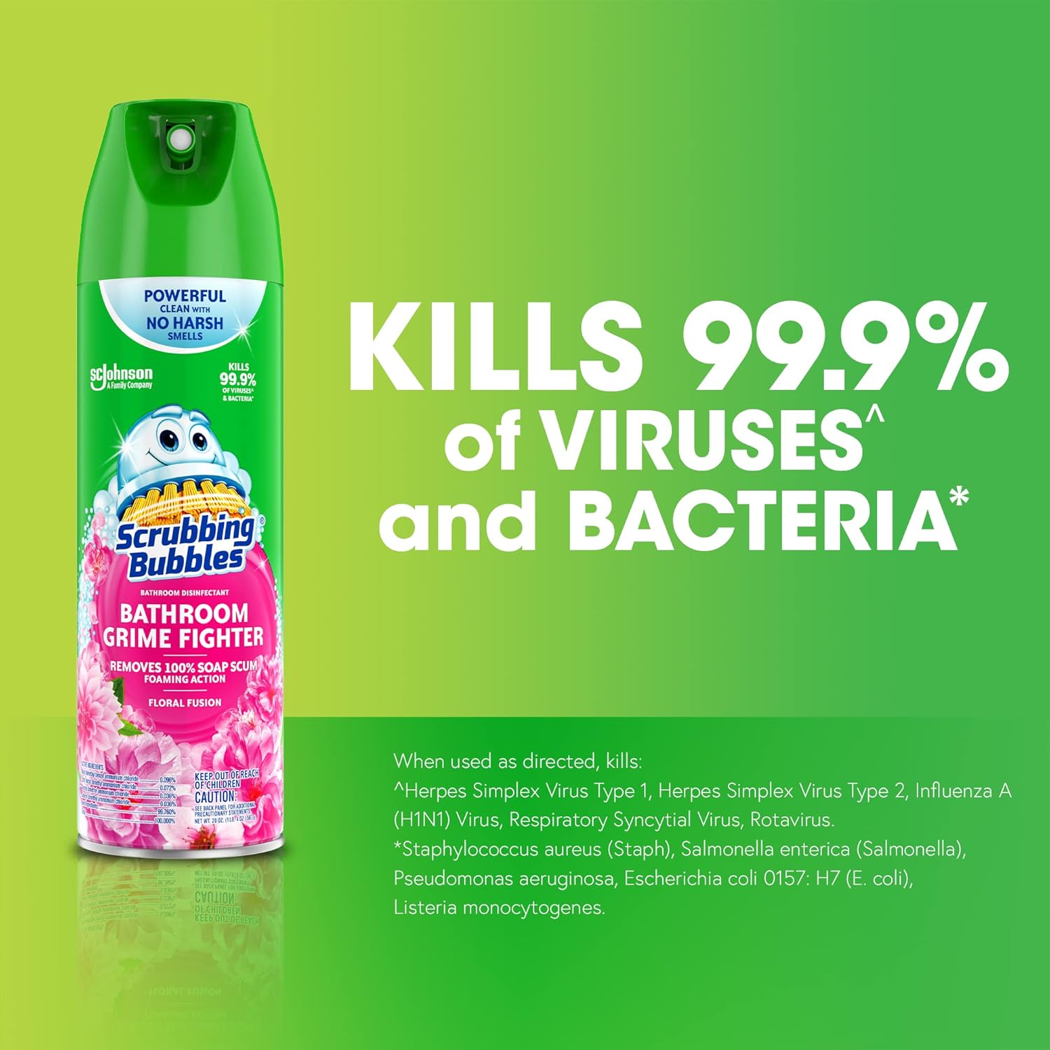 Scrubbing Bubbles 20oz Bathroom Cleaner with Floral Scent