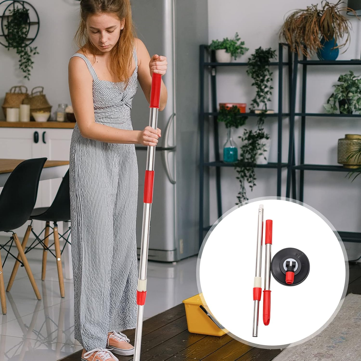 Callaron Rotating Mop Handle Replacement Pole