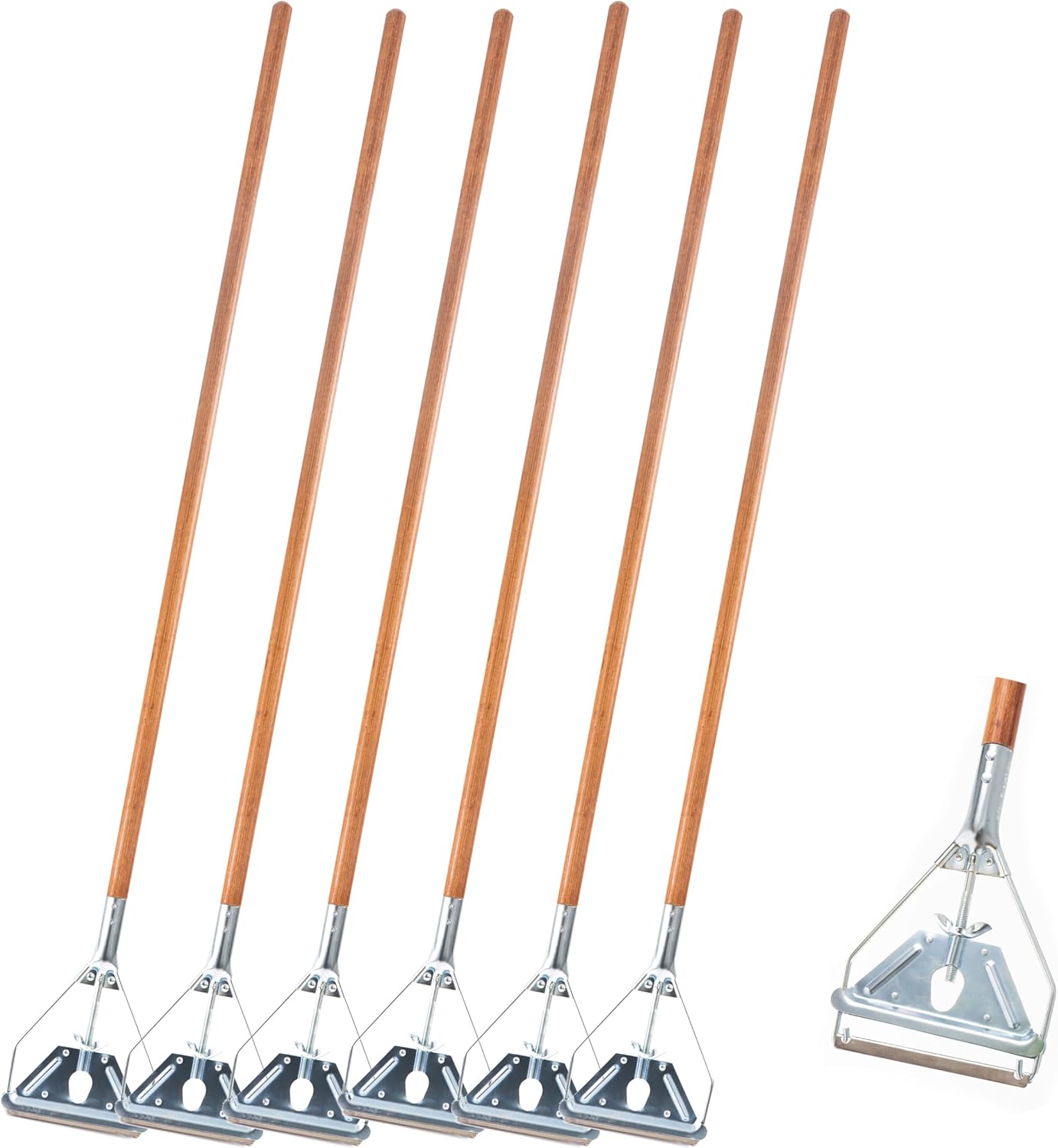 L Luke Supply Matthew 60 Wood Mop Handle 6Pack
