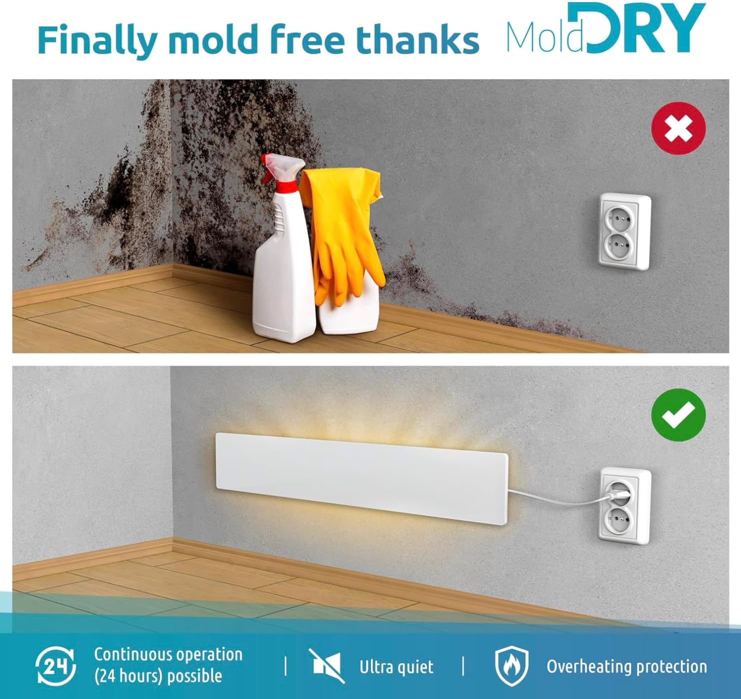 Elias Mold Dry - Mold Remover for Walls