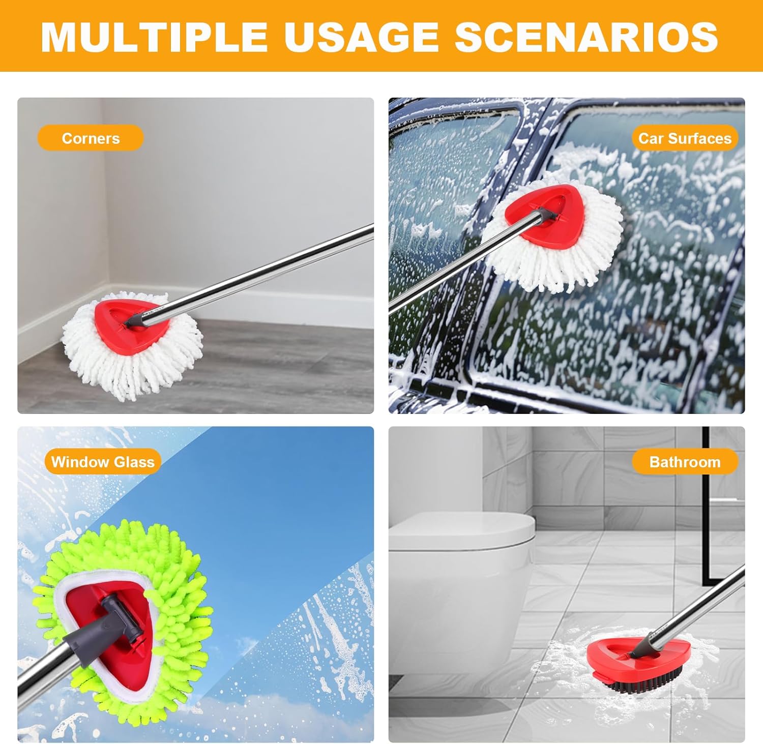 YZJAJZY 1-Tank Mop Head Replacement Set Combo