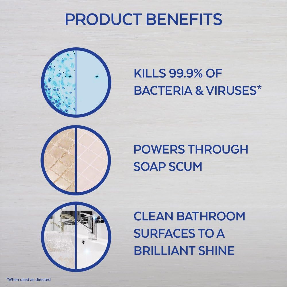 Lysol Bathroom Cleaner Spray Blue 48oz