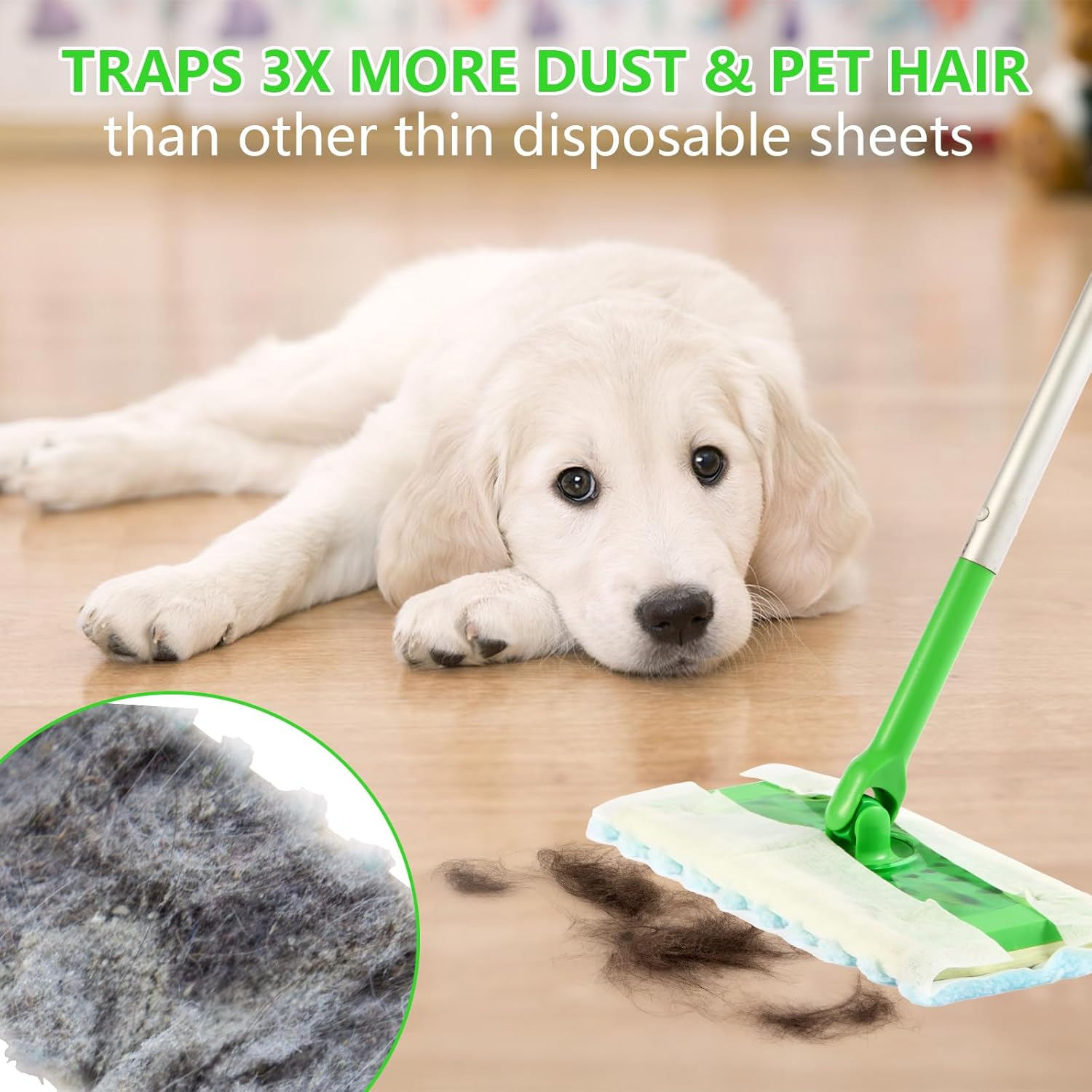 32 Count Heavy-Duty Dry Mop Refills for Swiffer