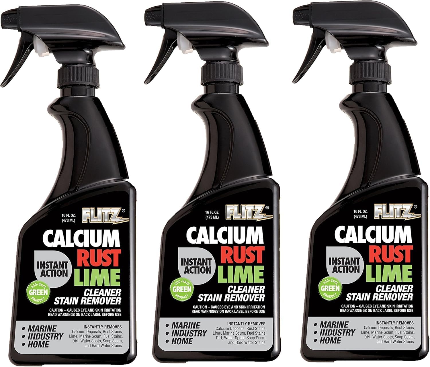Flitz Calcium Rust Lime Remover 16oz 3 Pack