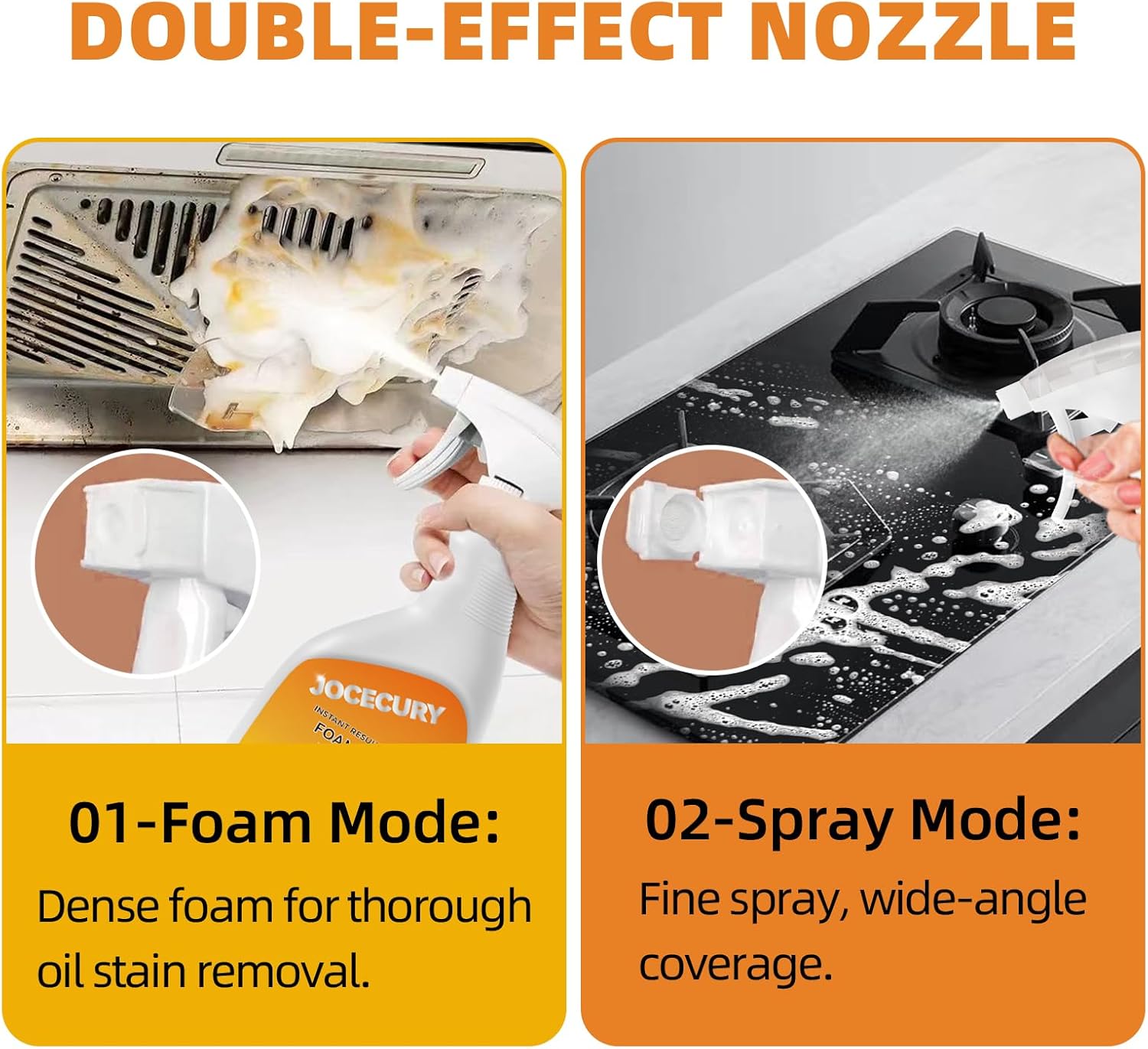 Jocecury 500ML Foam Cleaner Rust Remover Set