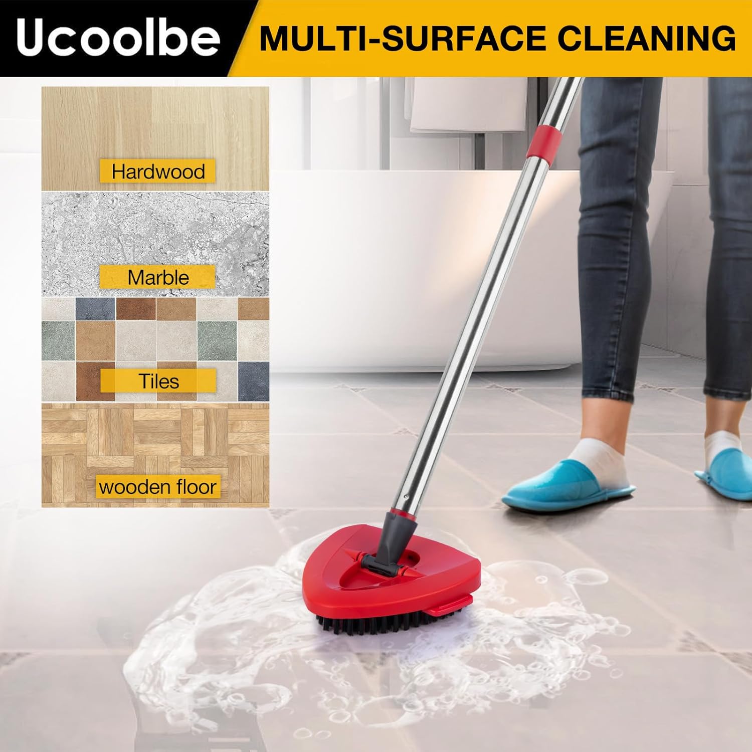 Ucoolbe Mop Brush for O-Cedar EasyWring 1 Tank System 2 Pack