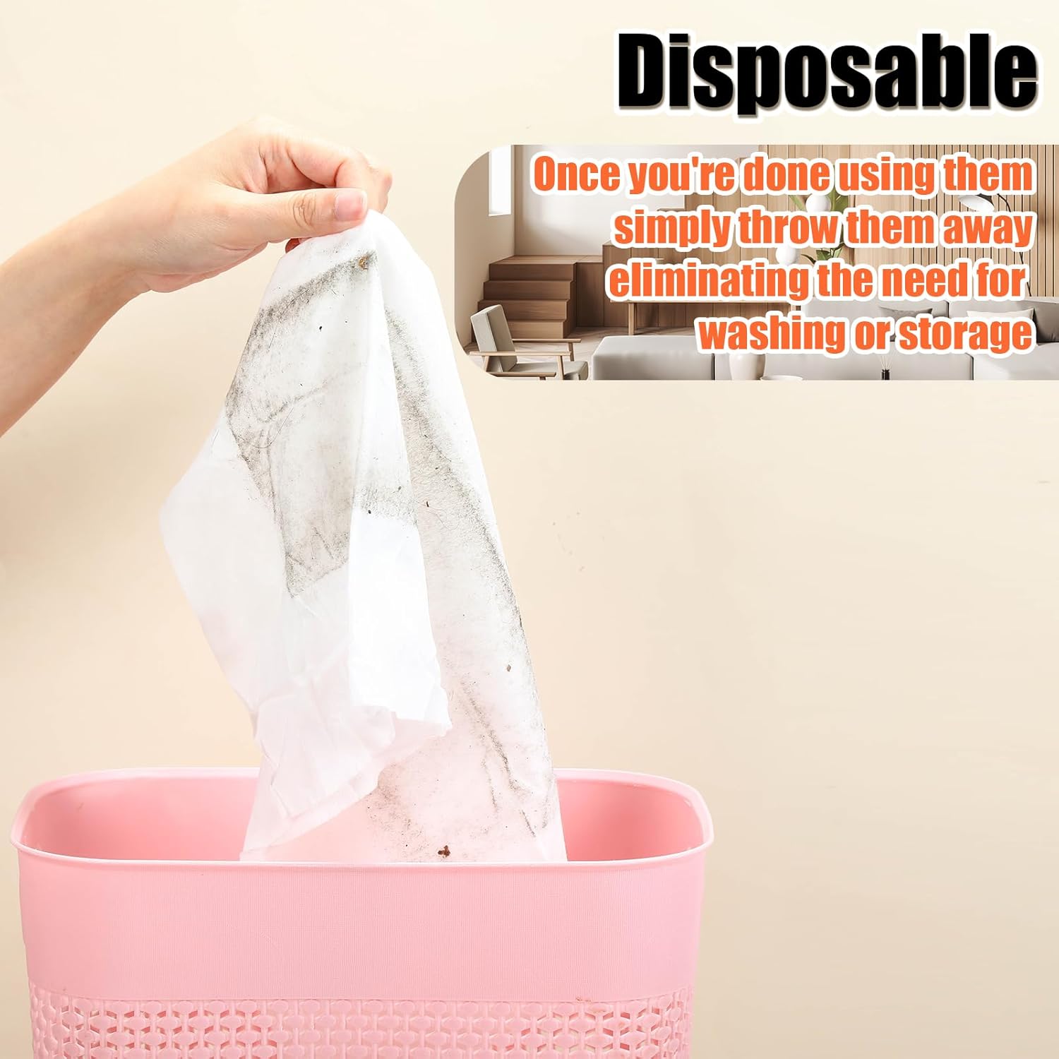 FillTouch 100 Count XL Wet Mopping Cloths Refills