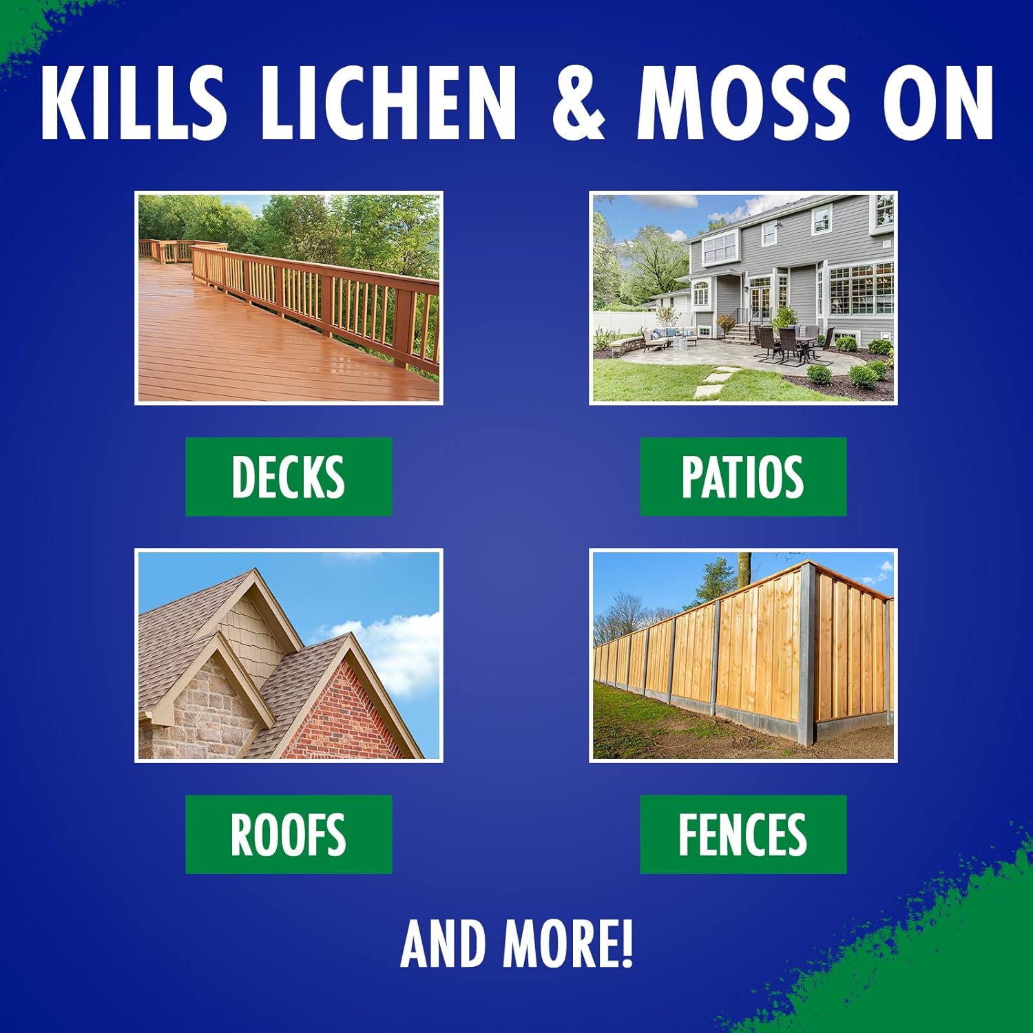 30 SECONDS Outdoor Cleaner Concentrate for Mold Mildew Algae Lichen