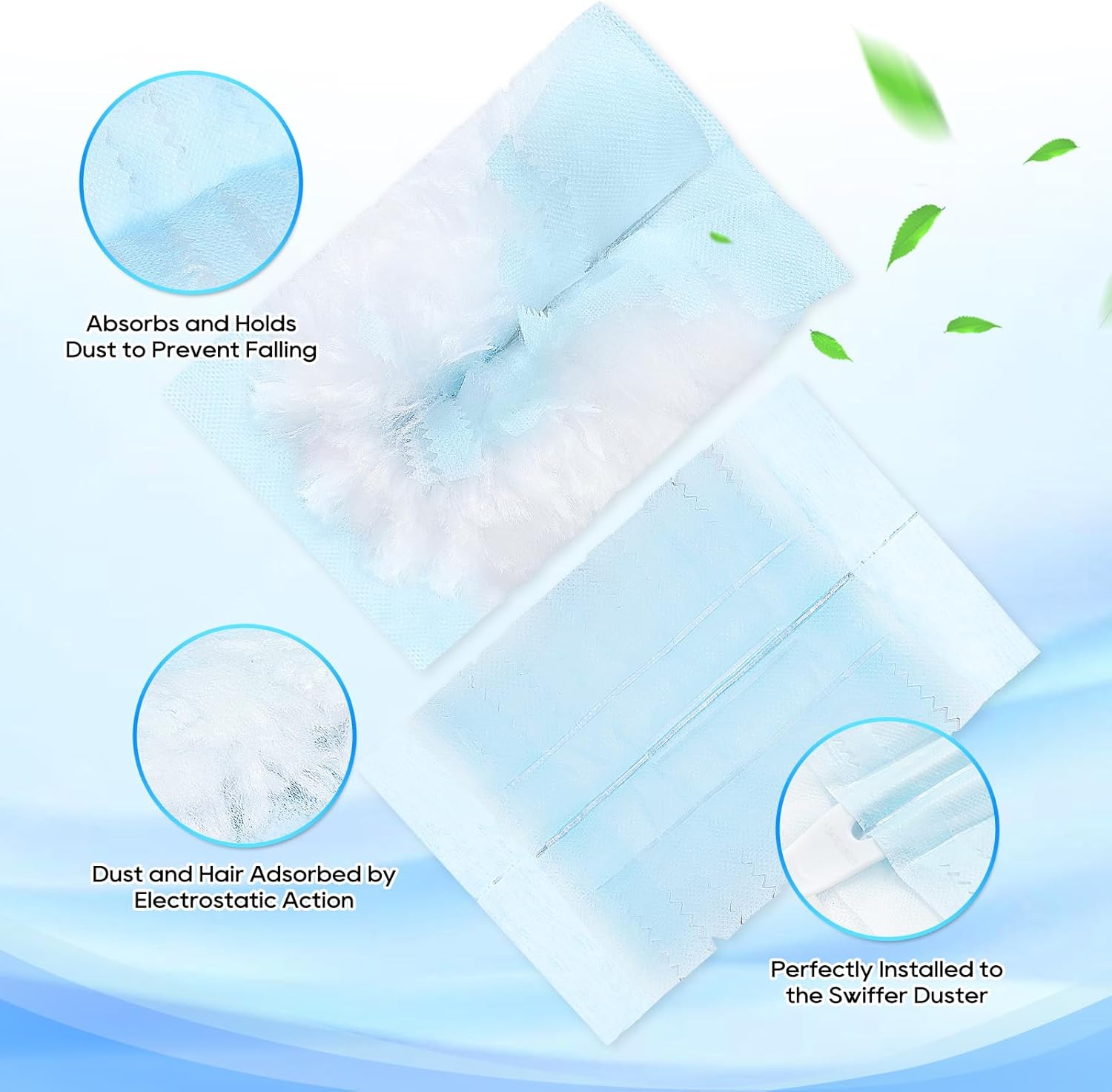 YagoDago Duster Refills for Swiffer 20 Count Unscented Heavy Duty