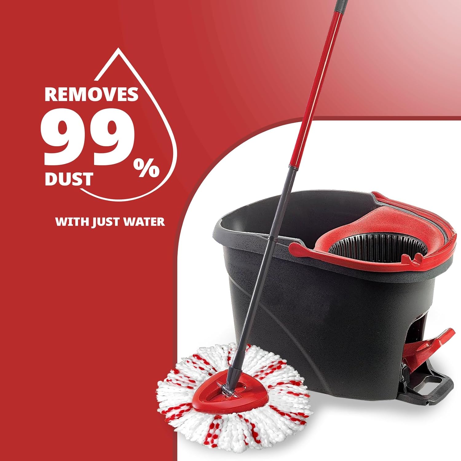 Spin Mop Head Replacement 3 Pack for EasyWring 1-Tank System