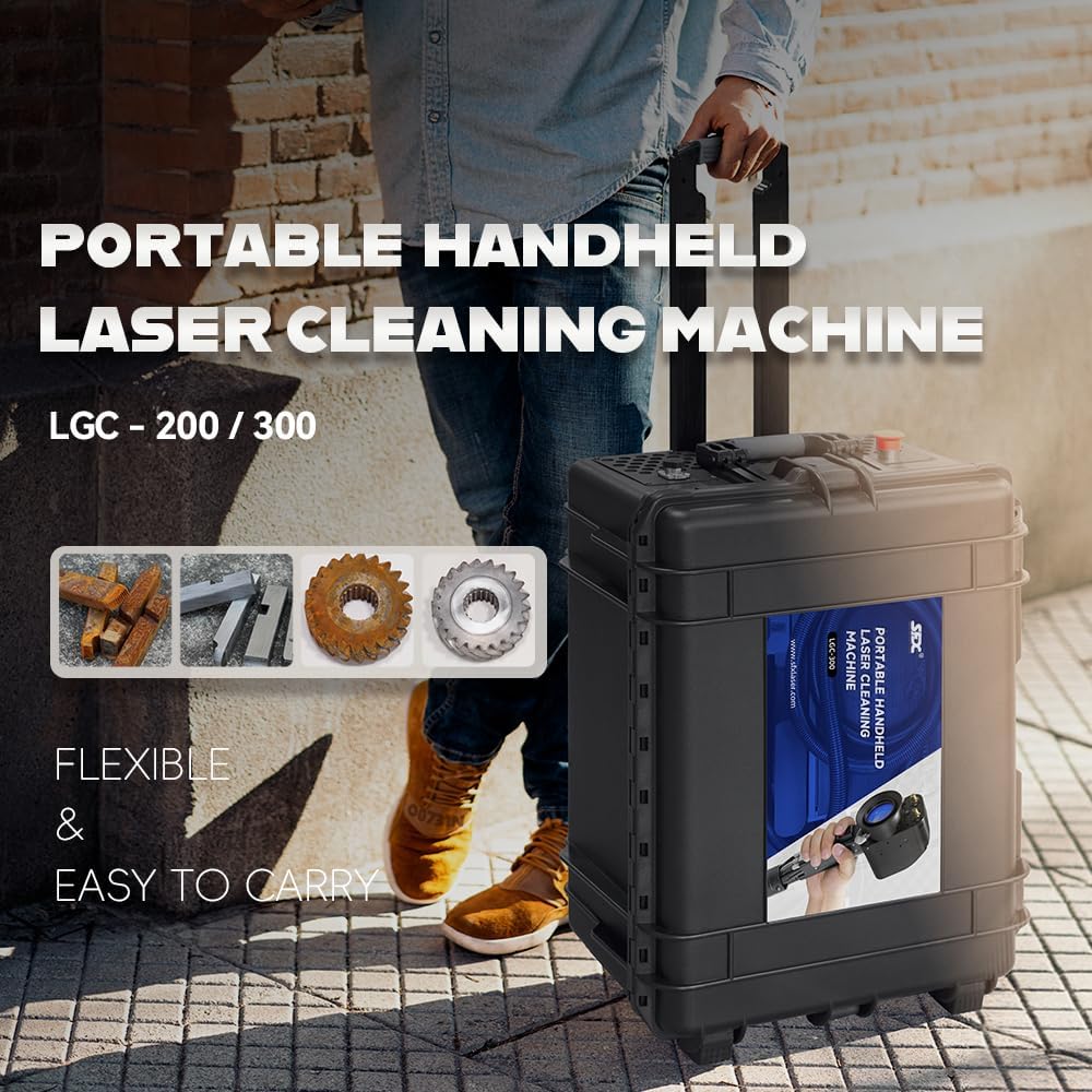 ZAC 200W Pulse Laser Cleaner for Rust Removal