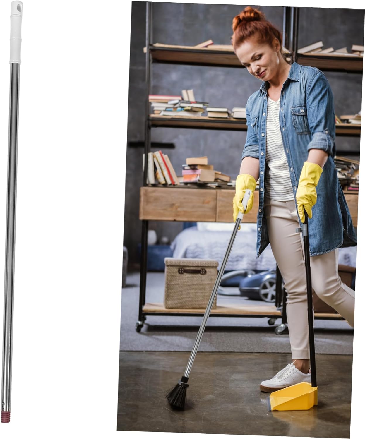 CALLARON Broom Handle Replacement Durable Stainless Steel