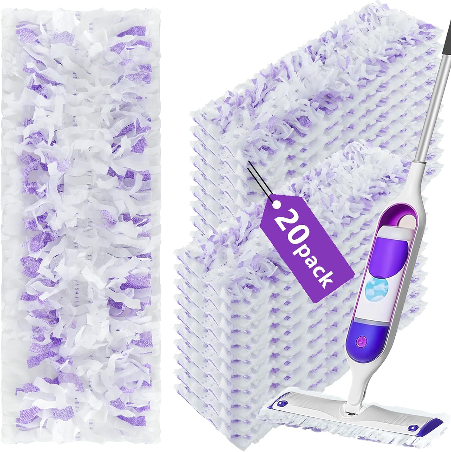 HY DYPP Power Mop Refill Set 20 30 Pads Vacuum Packed