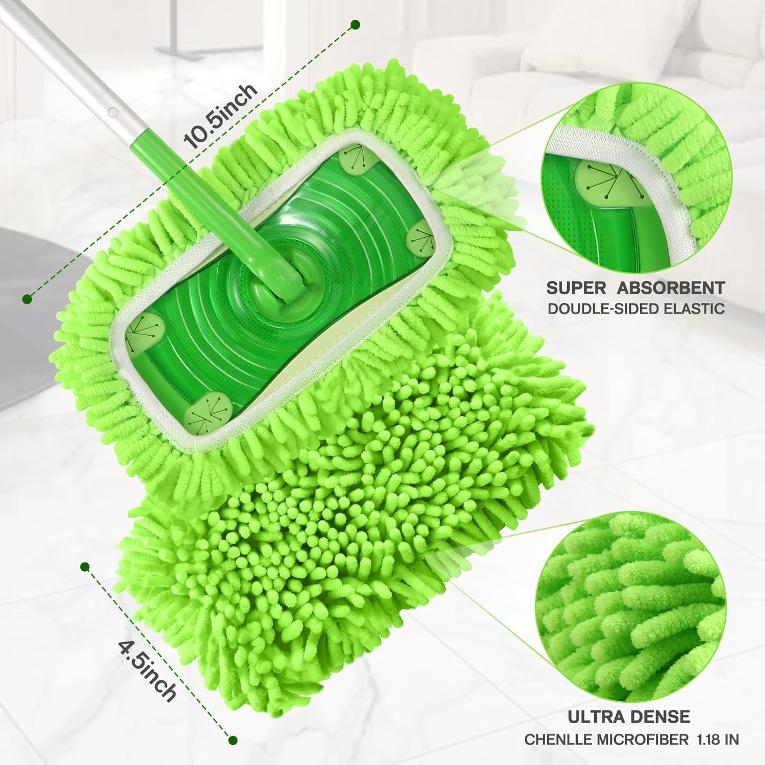 Sealuncle Mop Refills for Swiffer Sweeper 3 Pack