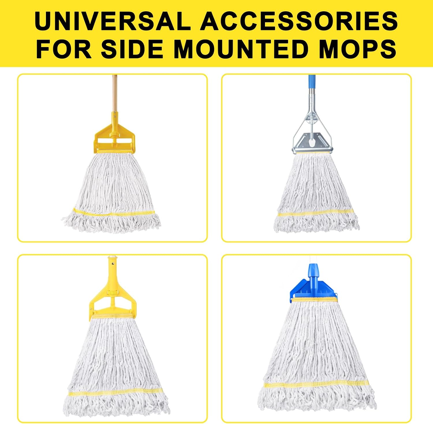 KeFanta 3 Pack Heavy Duty Cotton Mop Head Refill