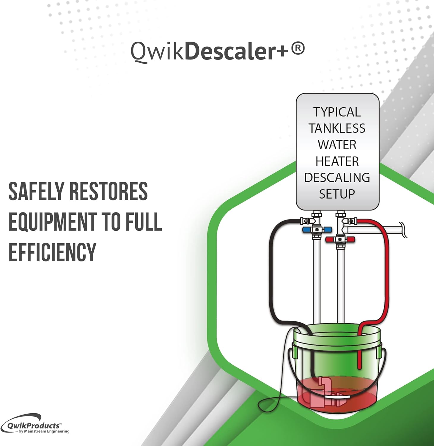 QwikDescaler 1 Quart Descaler Solution for Tankless Heaters