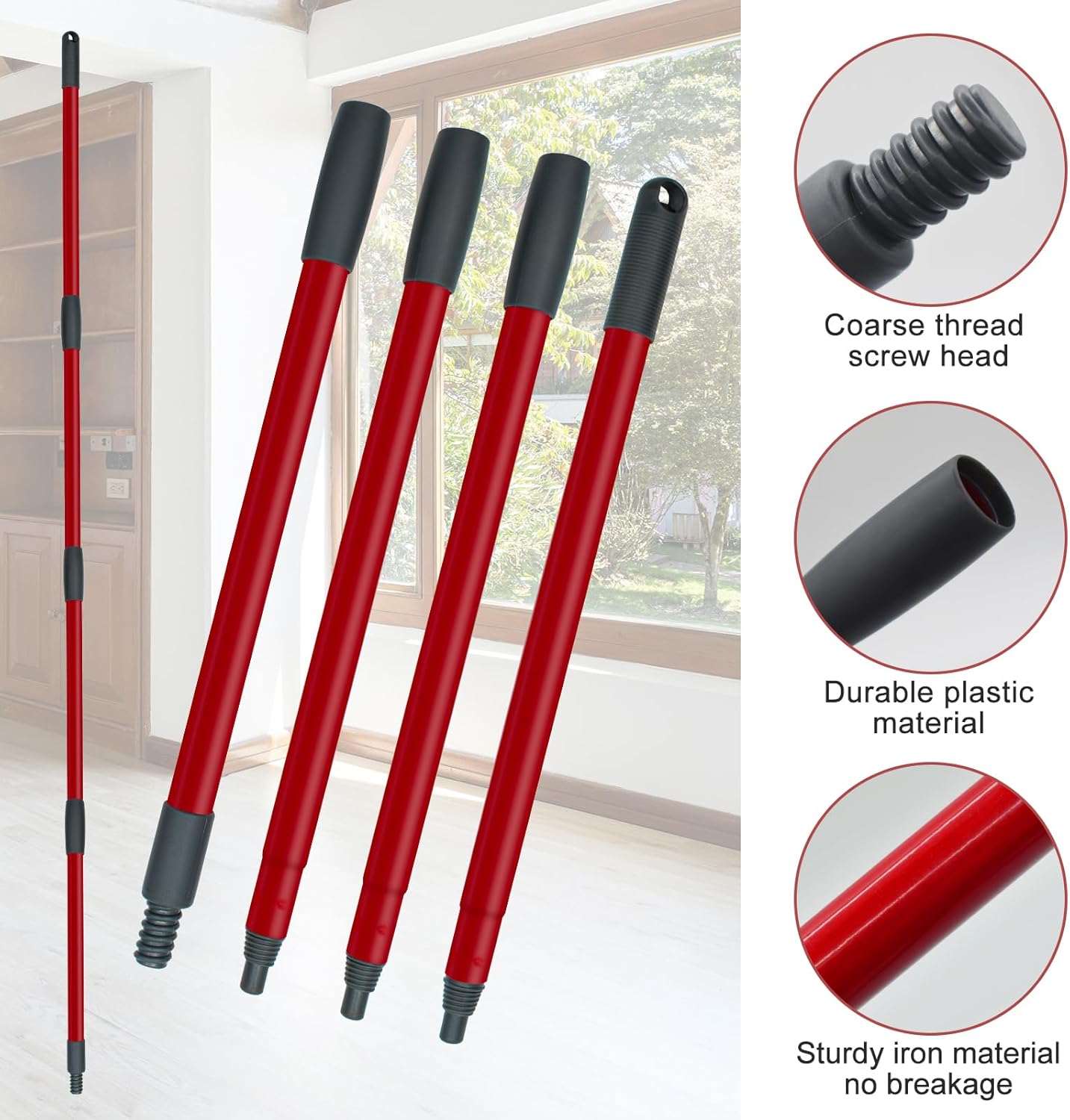 DLAIMI Spin Mop Replacement Set for O-Ceda EasyWring 1-Tank System